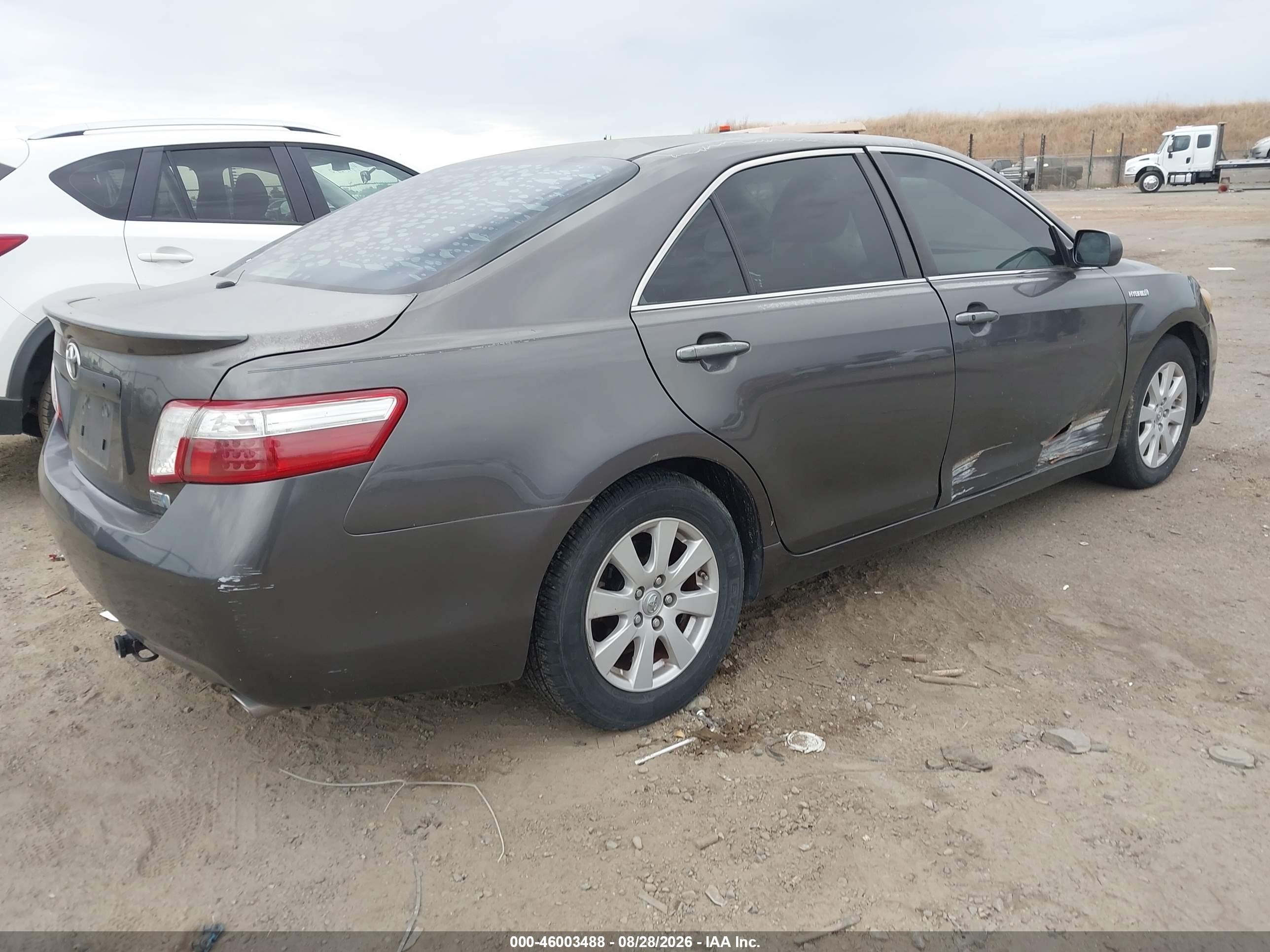 2007 Toyota Camry Hybrid   Gray vin: JTNBB46KX73039332