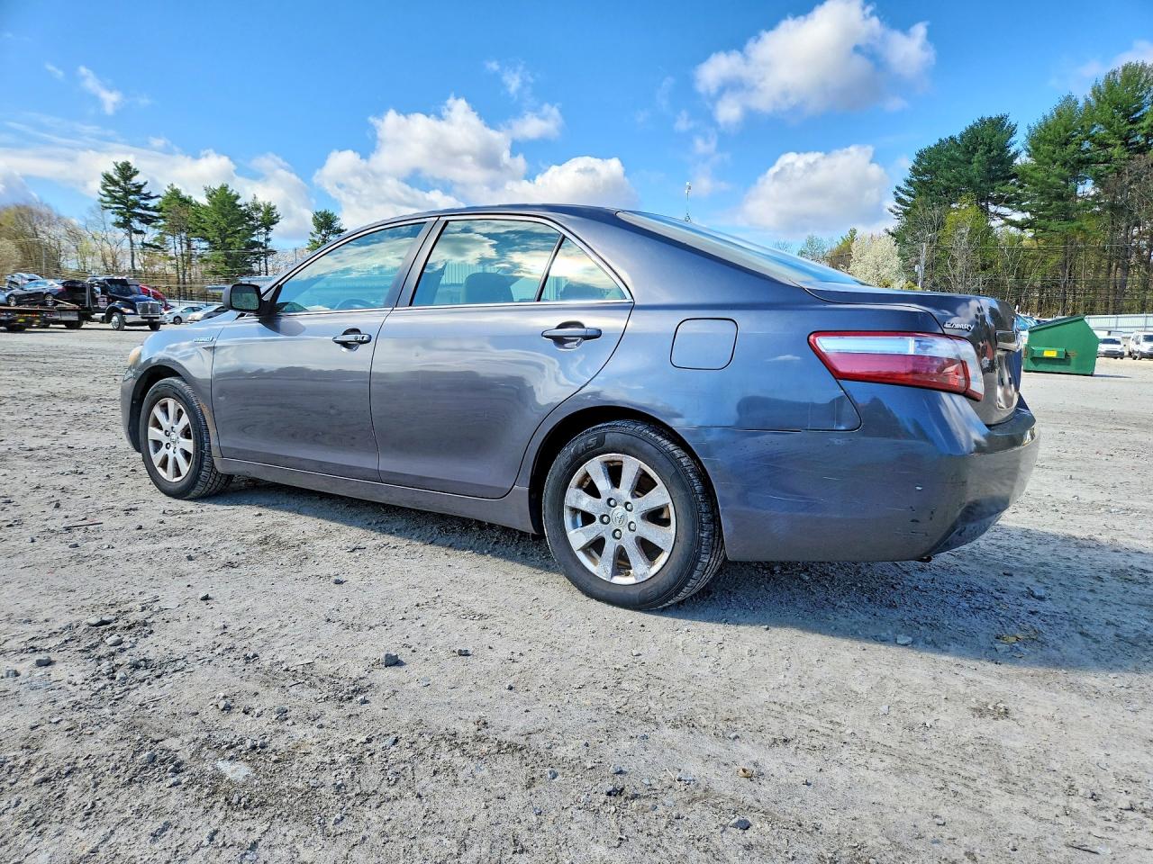 2007 Toyota Camry Hybrid Base Gray vin: JTNBB46KX73041775