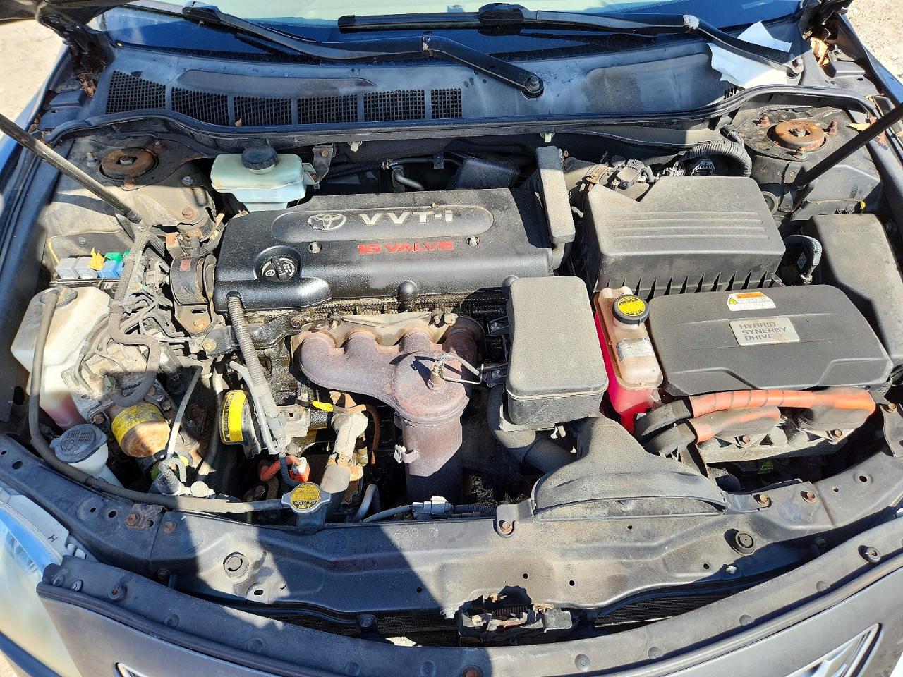 2007 Toyota Camry Hybrid Base Gray vin: JTNBB46KX73041775