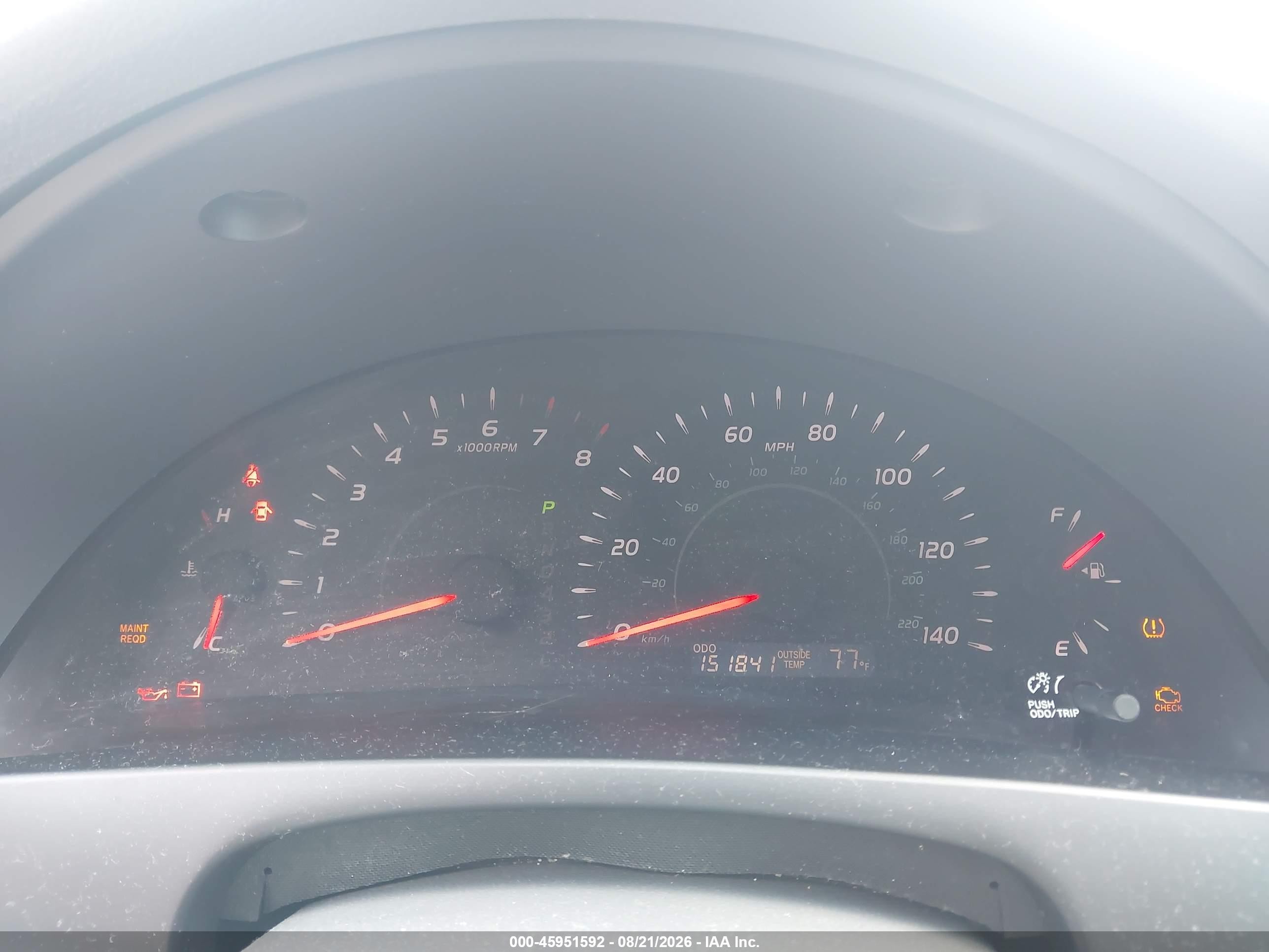 2007 Toyota Camry Le White vin: JTNBE46K073040822