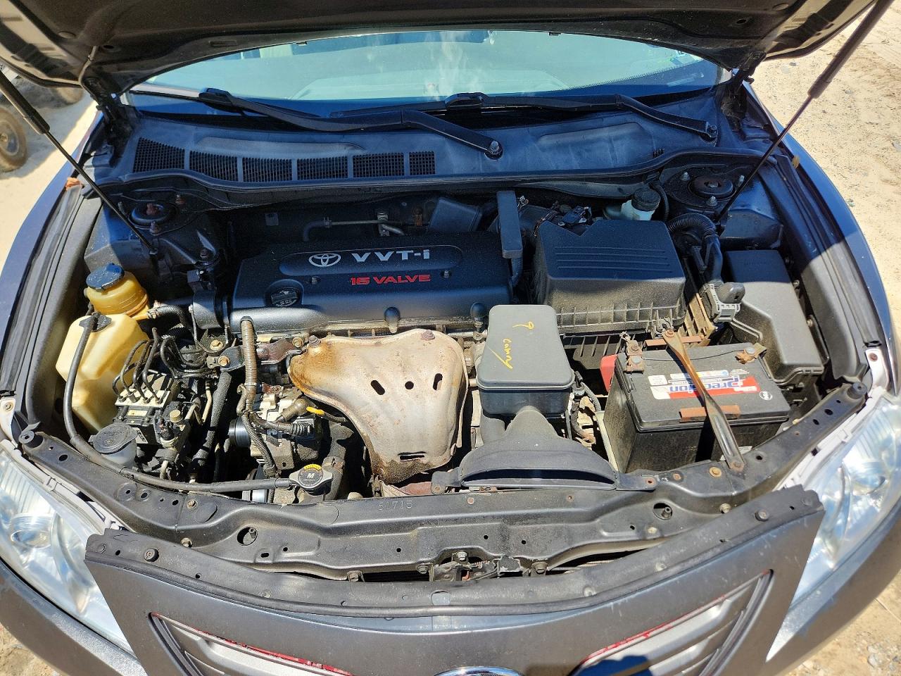 2007 Toyota Camry Le Gray vin: JTNBE46K073061895