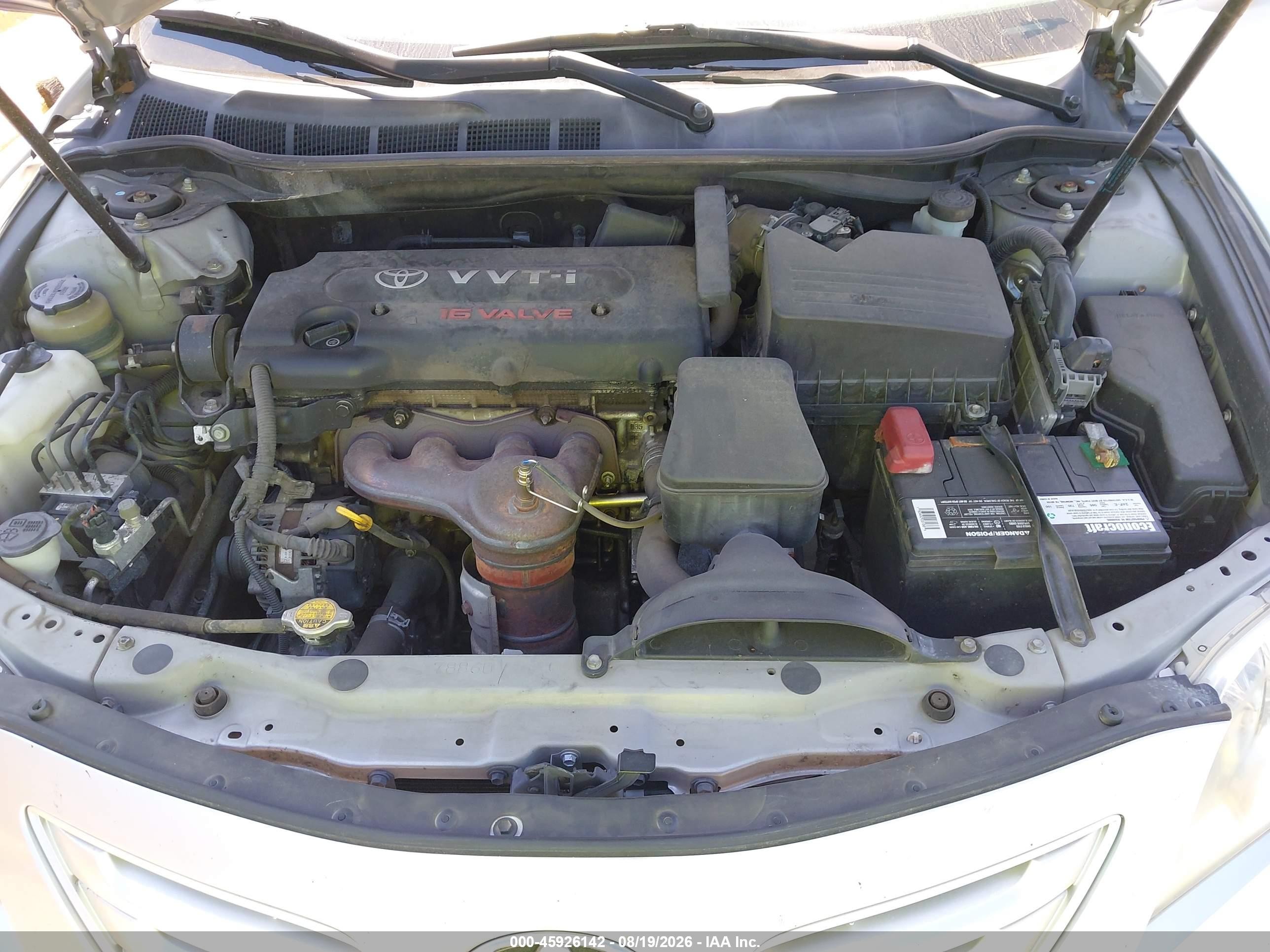 2007 Toyota Camry Le Серебряный vin: JTNBE46K073068717
