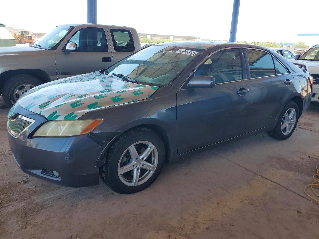 2007 Toyota Camry Le Gray vin: JTNBE46K073069298
