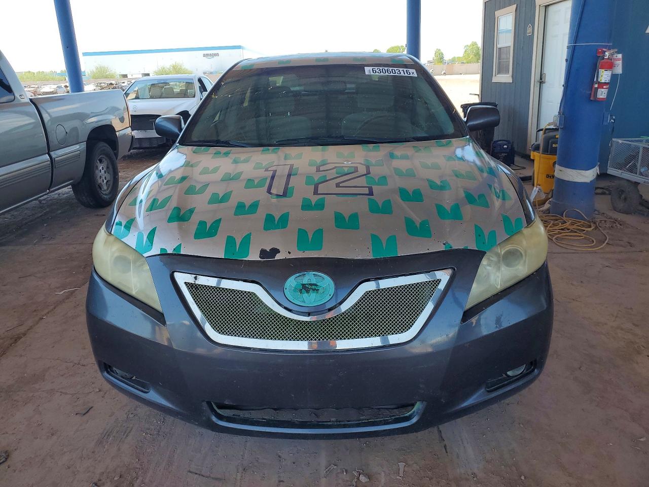 2007 Toyota Camry Le Серый vin: JTNBE46K073069298