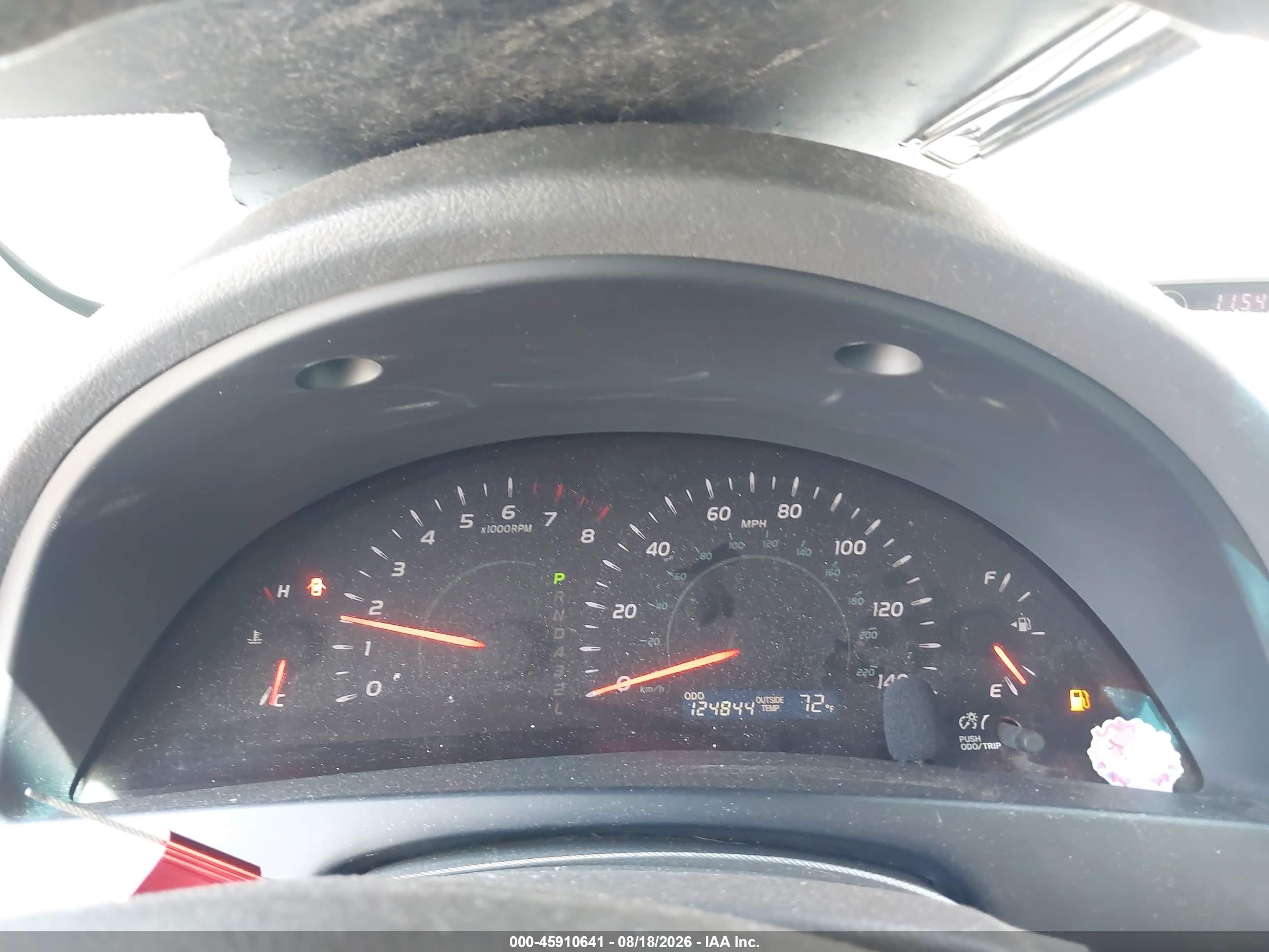 2007 Toyota Camry Le Серый vin: JTNBE46K073086540