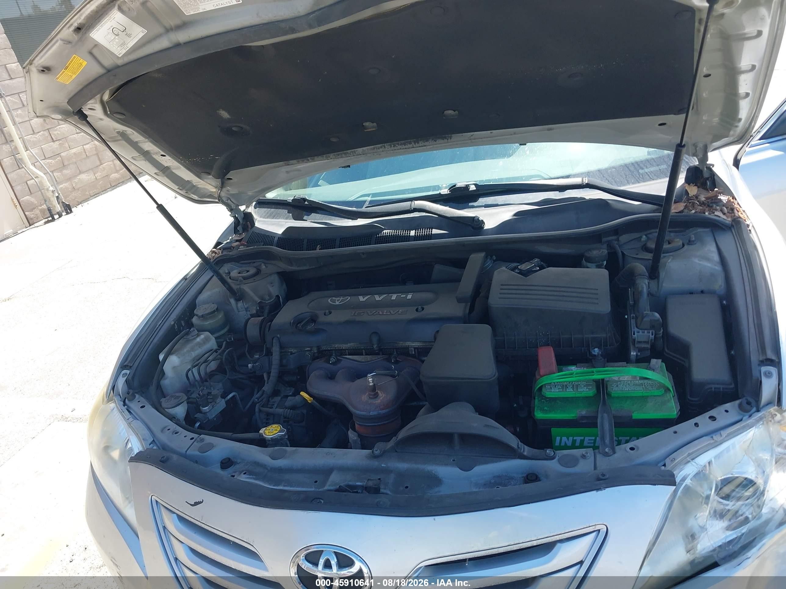 2007 Toyota Camry Le Серый vin: JTNBE46K073086540
