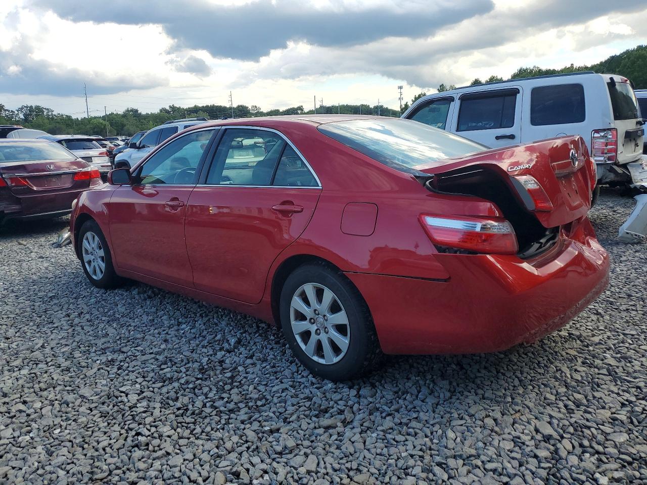 2007 Toyota Camry Xle Red vin: JTNBE46K073108164