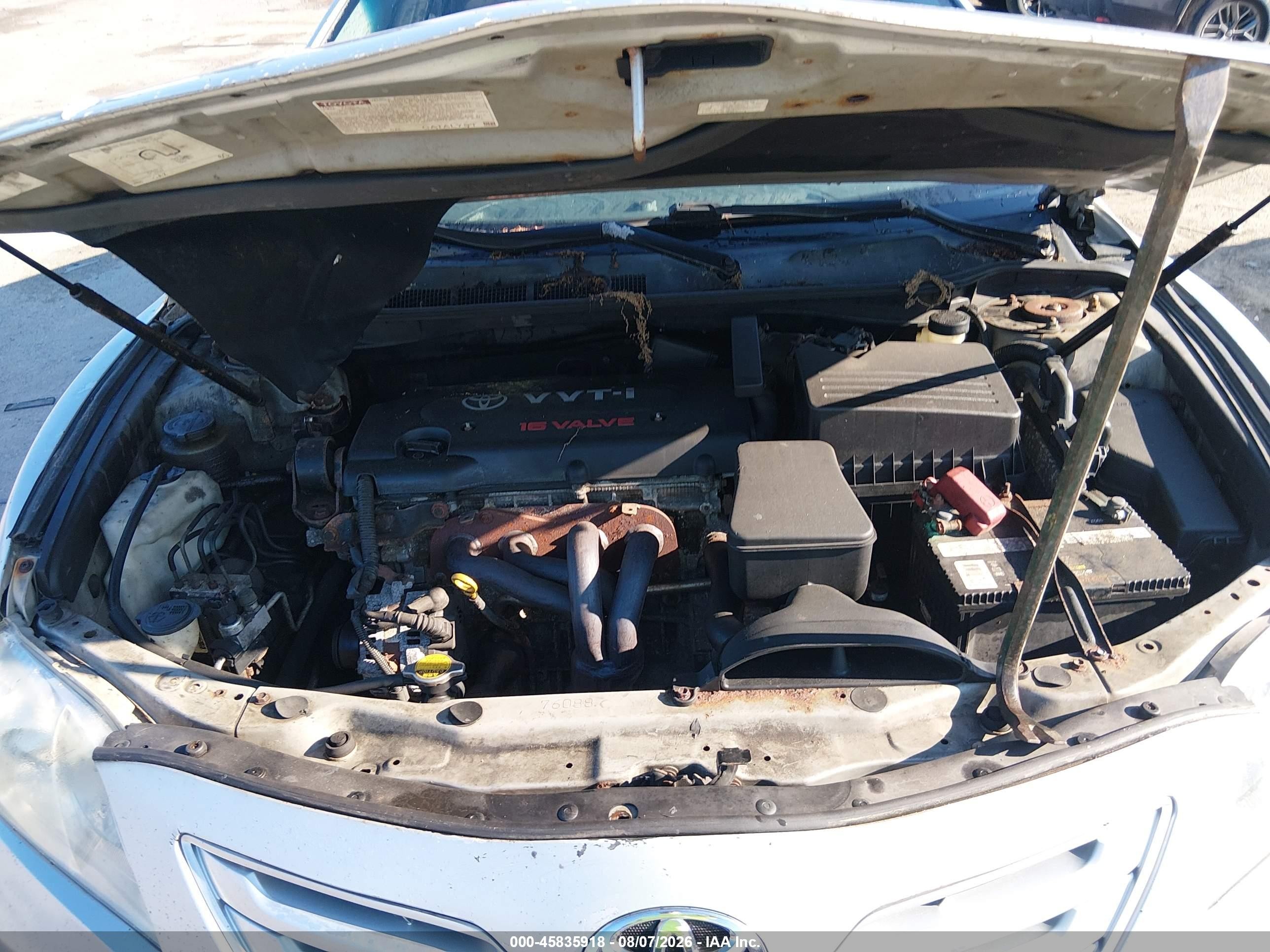 2007 Toyota Camry Le Silver vin: JTNBE46K173038142