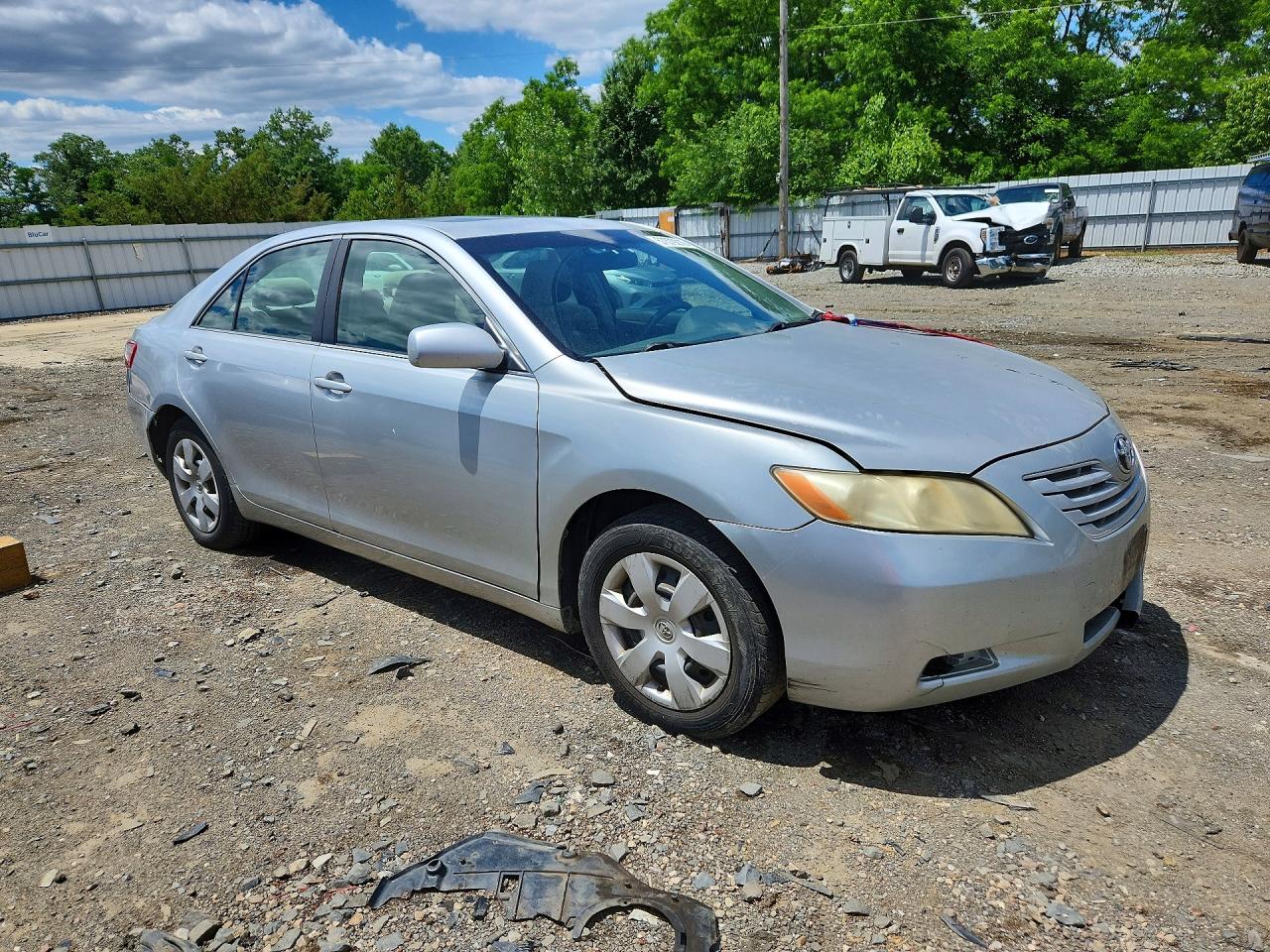 2007 Toyota Camry Le Silver vin: JTNBE46K173117875