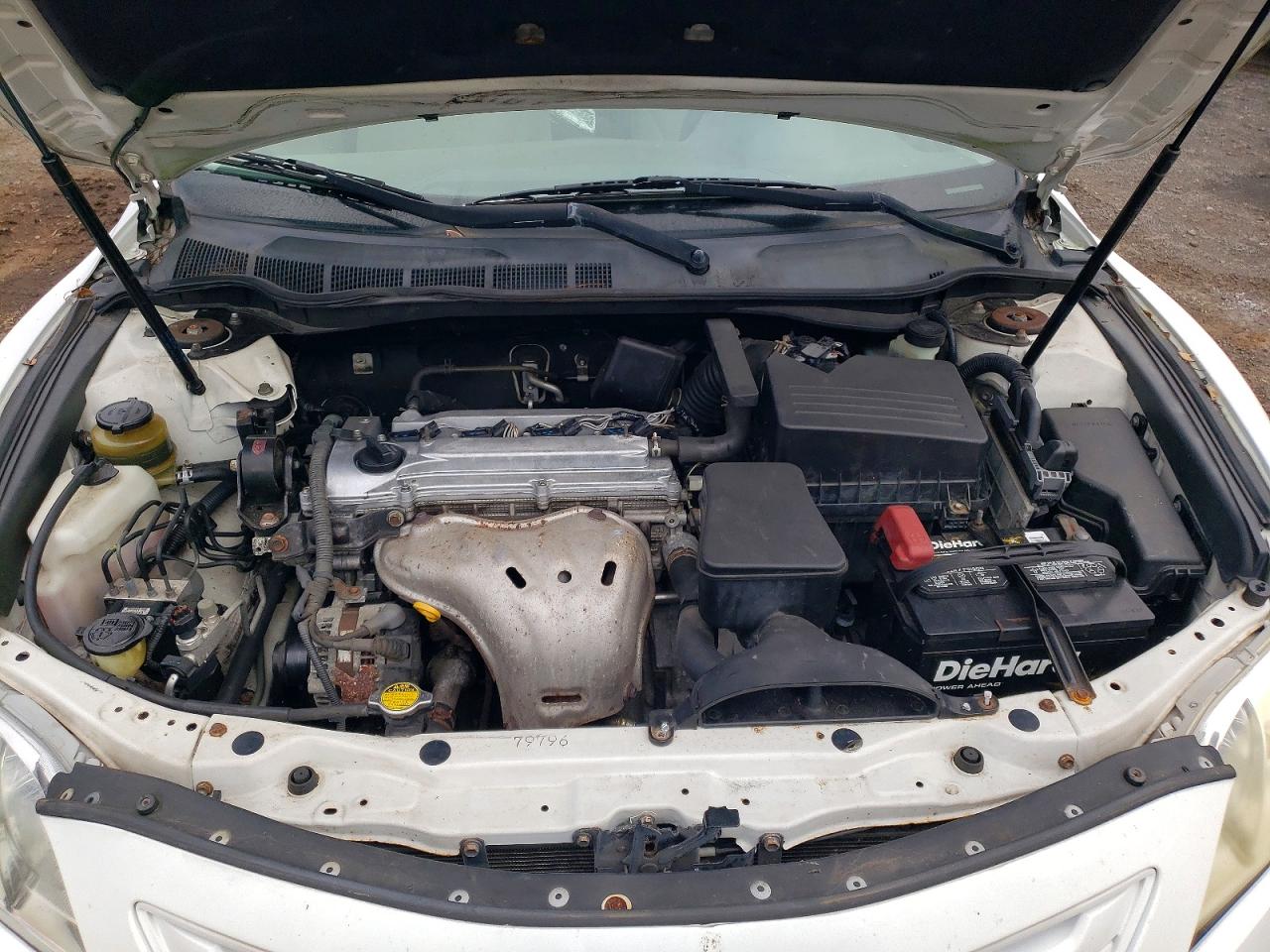 2009 Toyota Camry Base White vin: JTNBE46K193152810