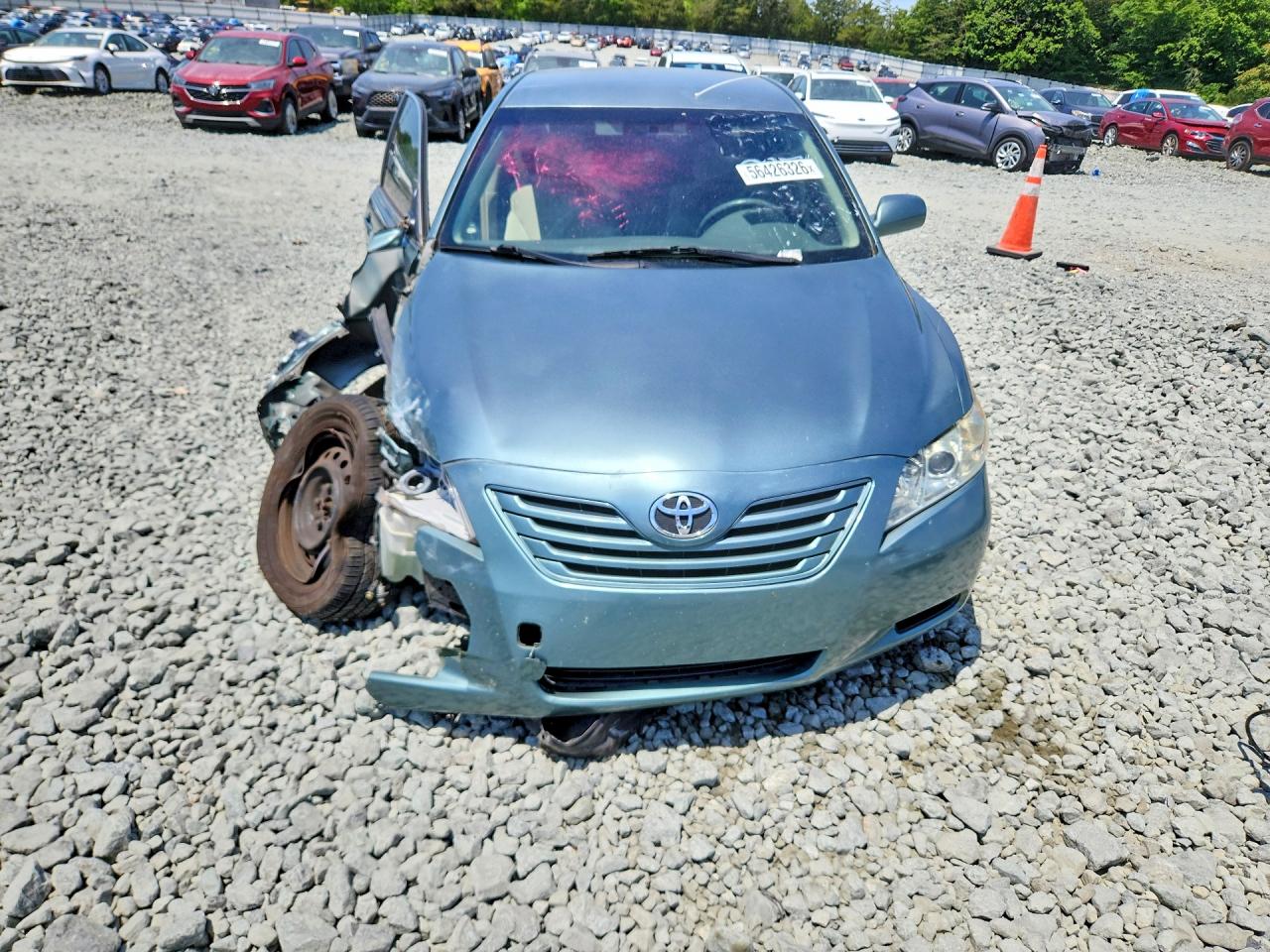2007 Toyota Camry Le Green vin: JTNBE46K273082974