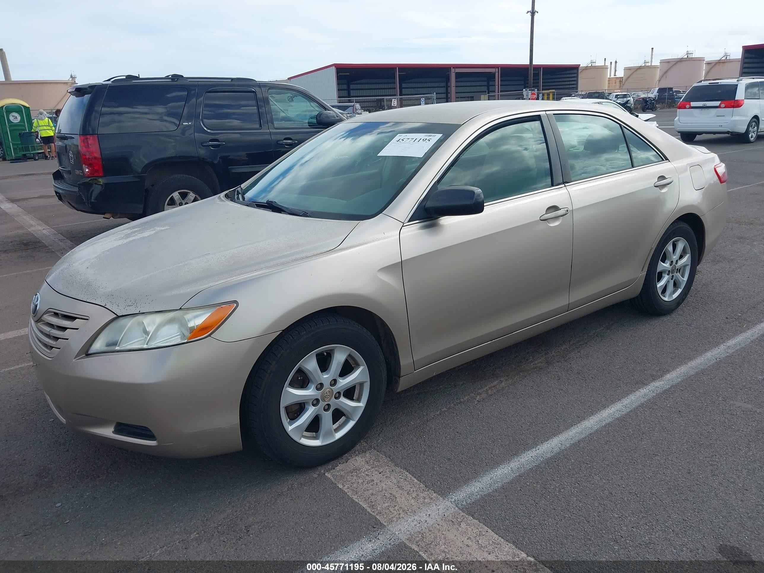 2007 Toyota Camry Ce/le/se/xle Gold vin: JTNBE46K273107372