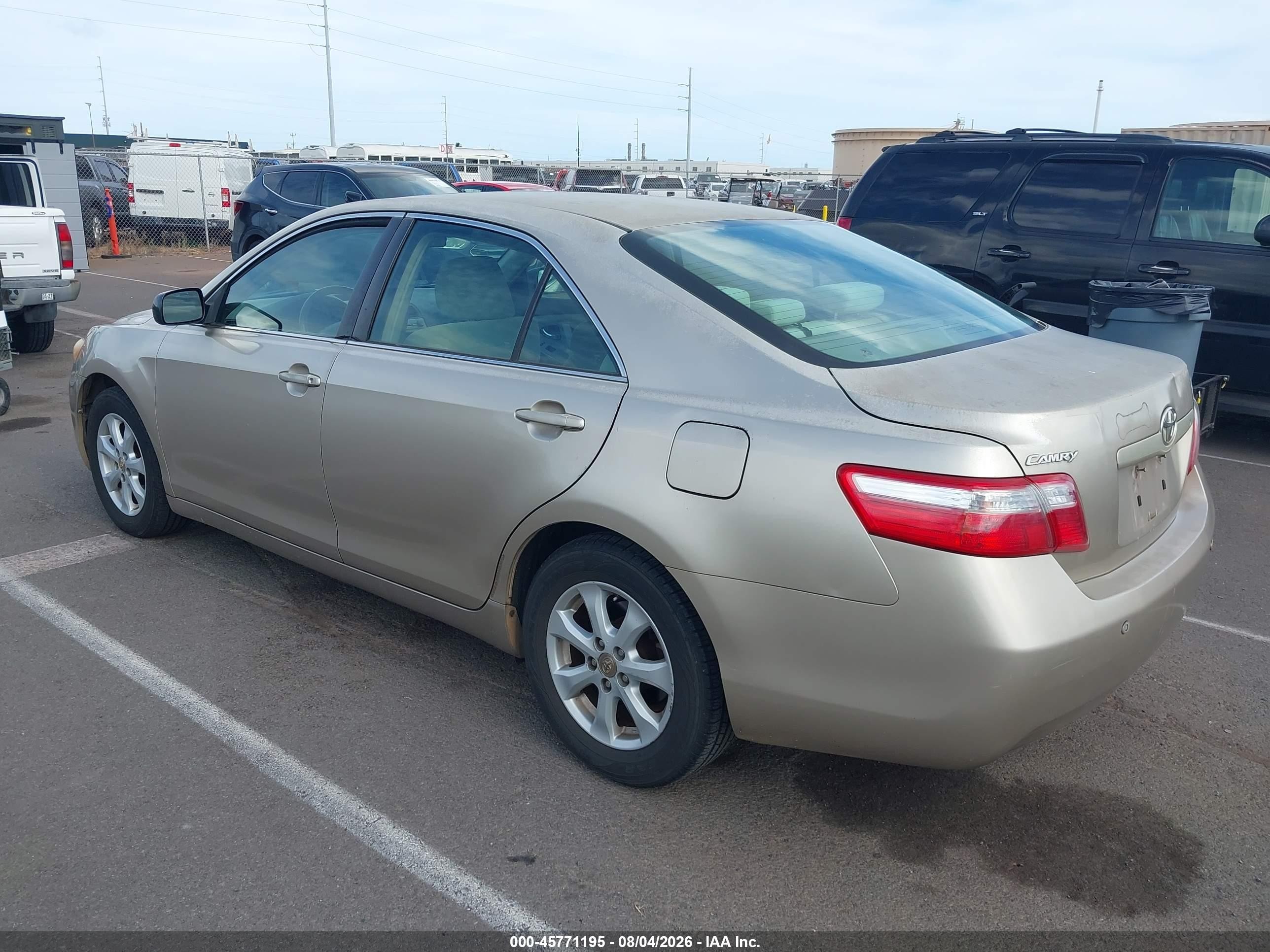 2007 Toyota Camry Ce/le/se/xle Gold vin: JTNBE46K273107372