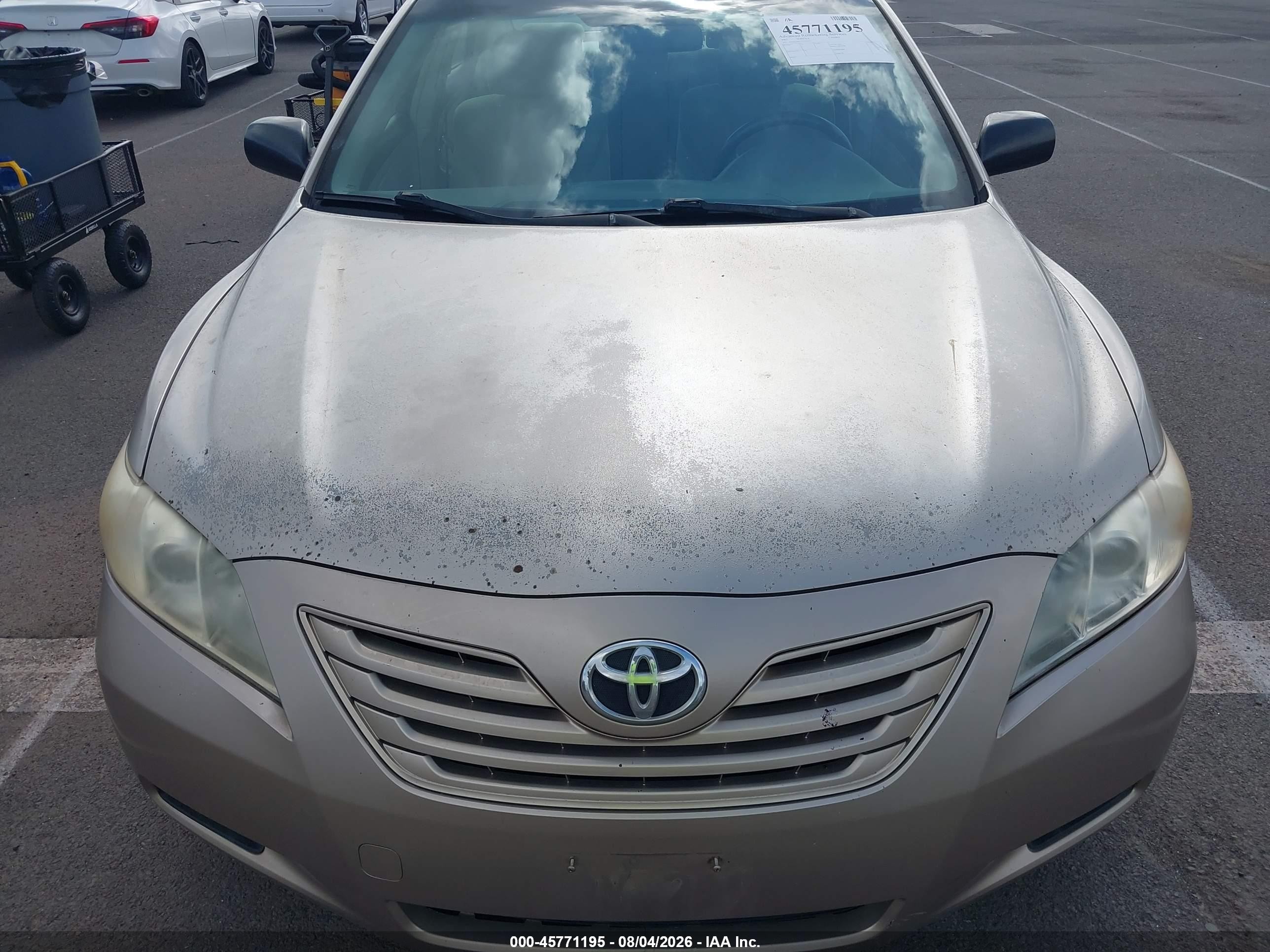 2007 Toyota Camry Ce/le/se/xle Gold vin: JTNBE46K273107372