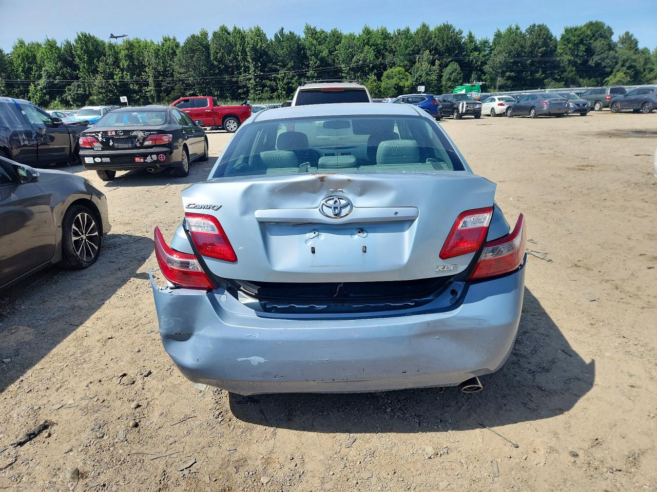 2007 Toyota Camry Xle Синий vin: JTNBE46K273111311