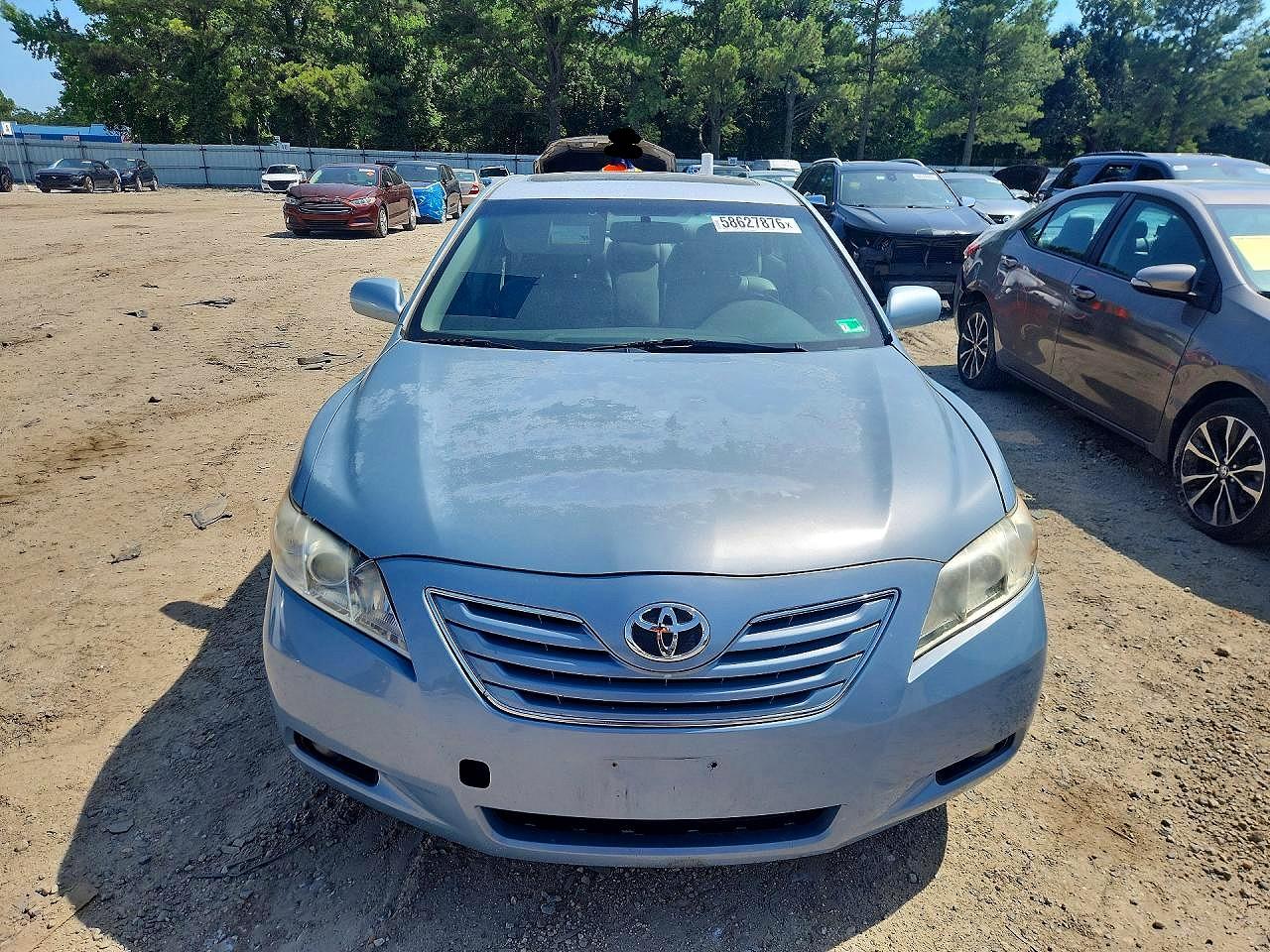 2007 Toyota Camry Xle Синий vin: JTNBE46K273111311