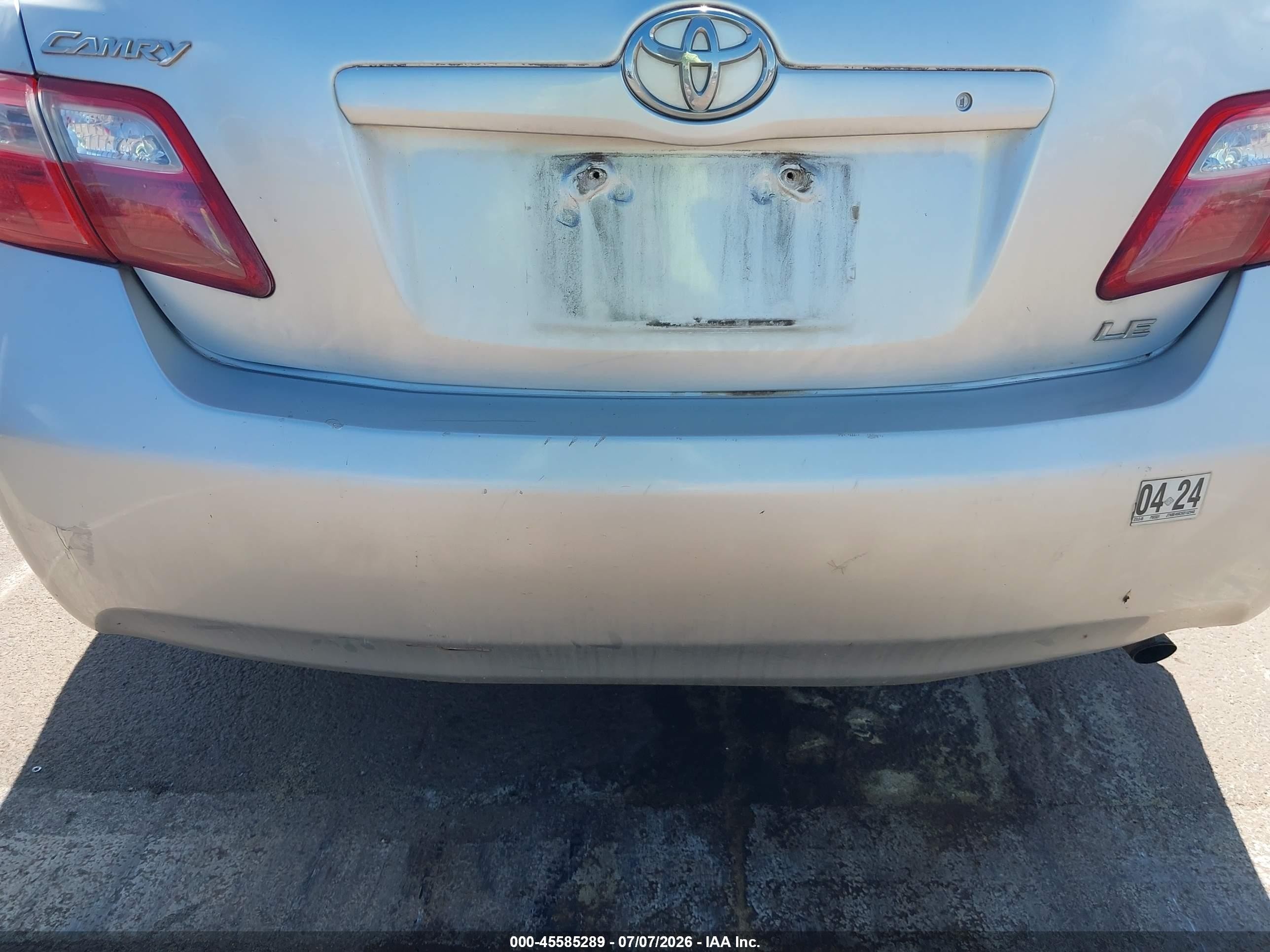 2009 Toyota Camry Le/se/xle Серебряный vin: JTNBE46K393152940