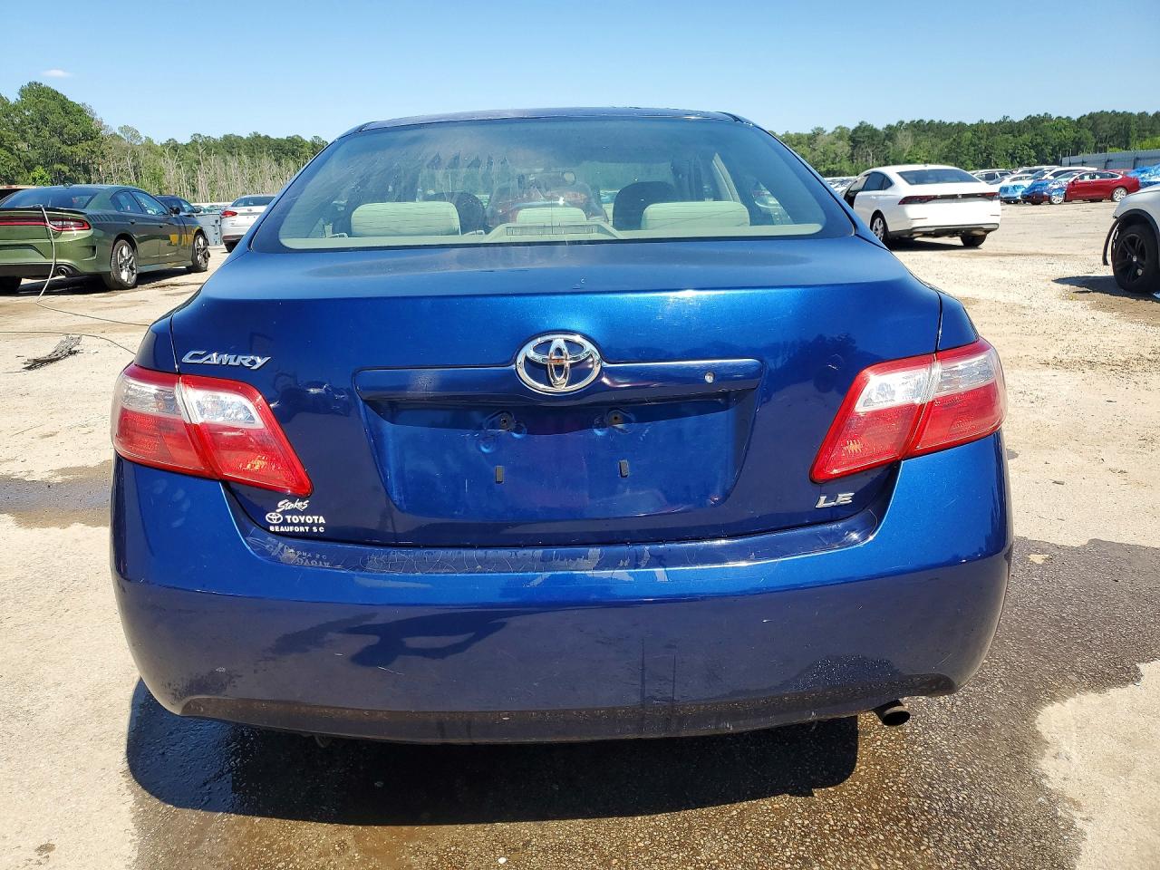 2007 Toyota Camry Le Blue vin: JTNBE46K473008360