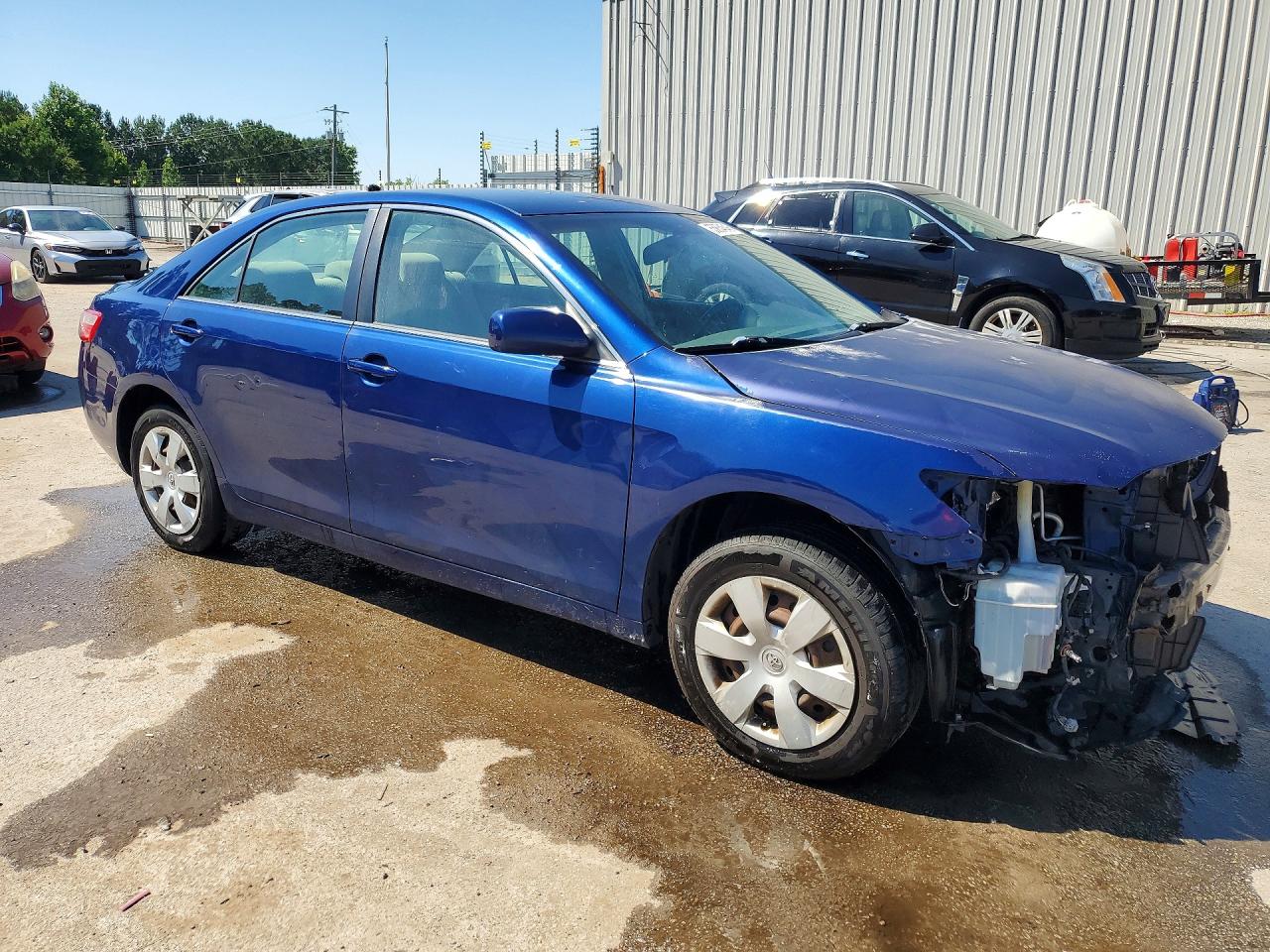 2007 Toyota Camry Le Blue vin: JTNBE46K473008360