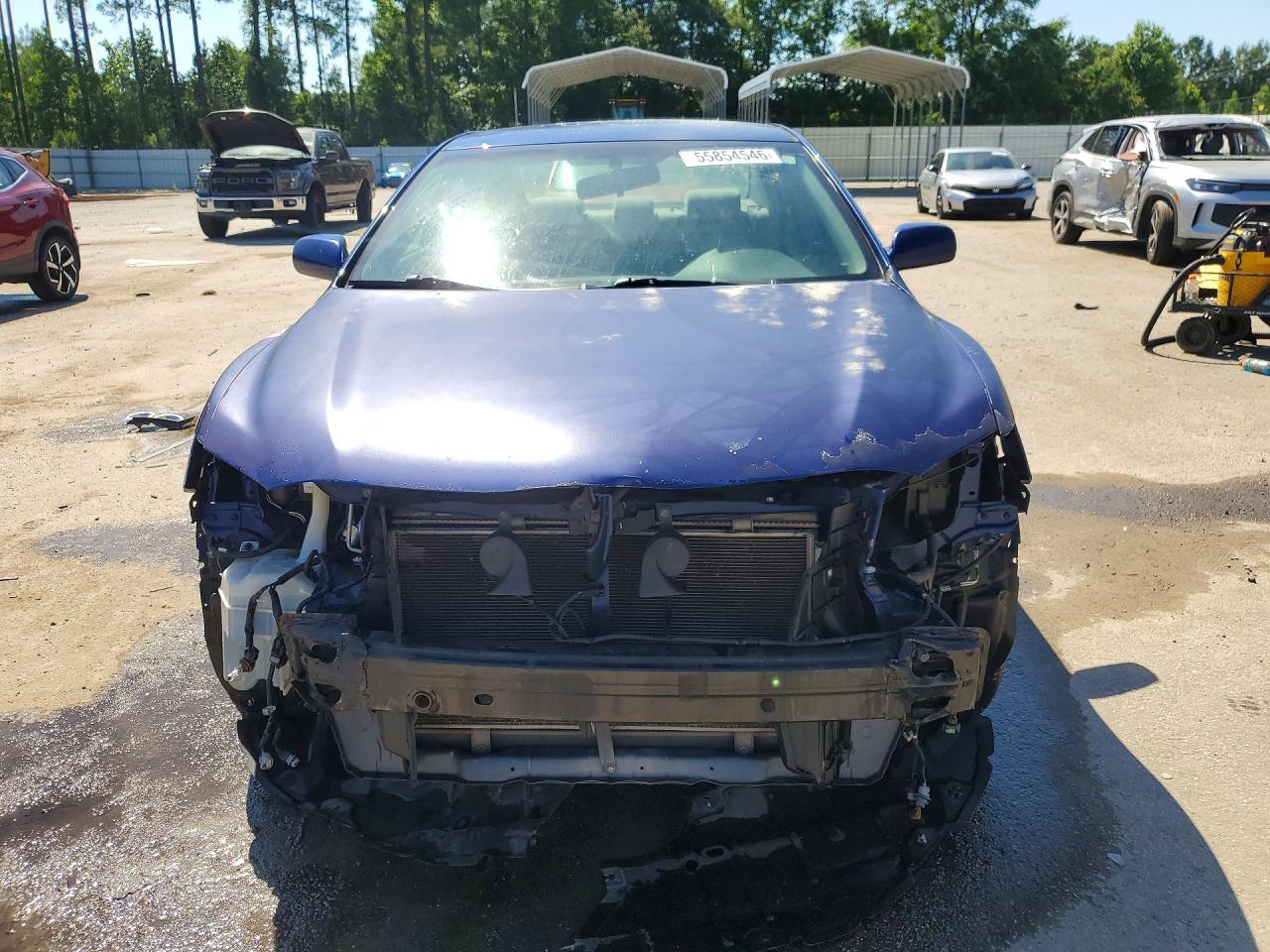 2007 Toyota Camry Le Blue vin: JTNBE46K473008360