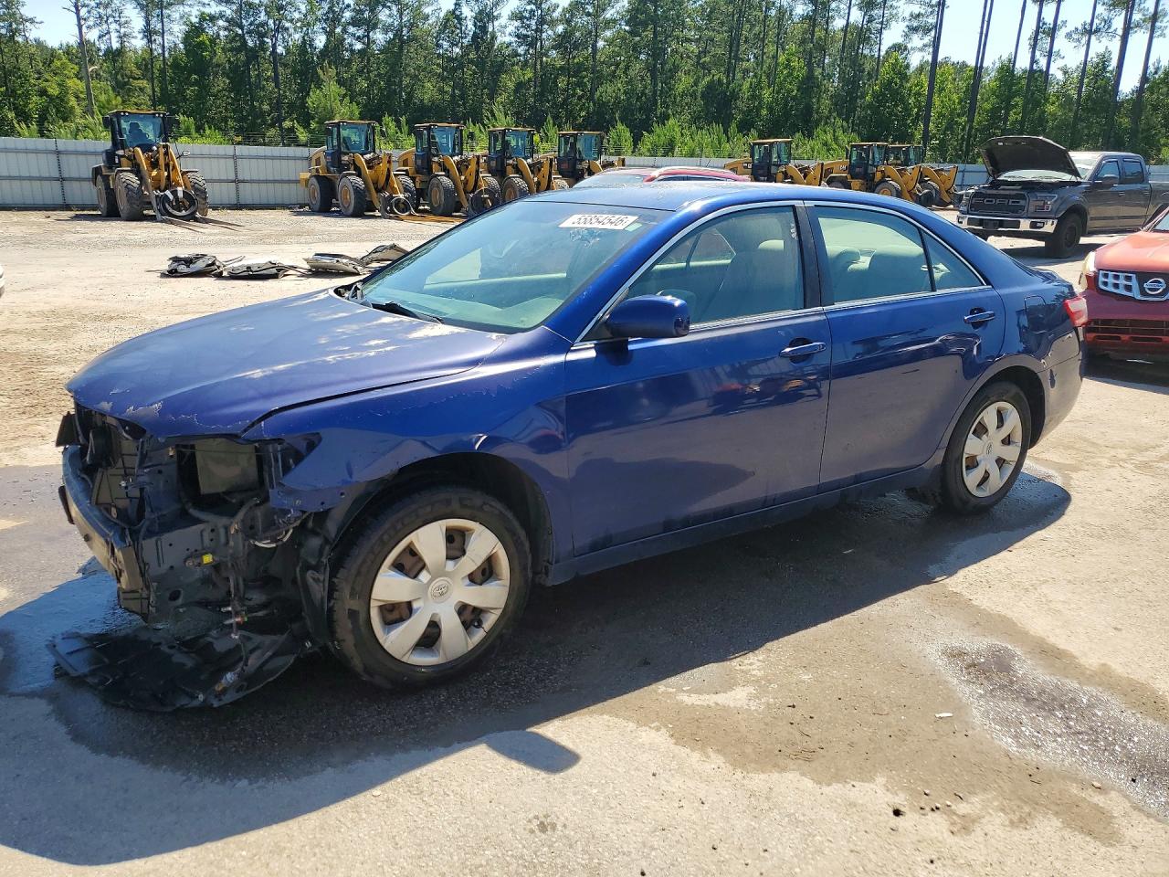 2007 Toyota Camry Le Blue vin: JTNBE46K473008360