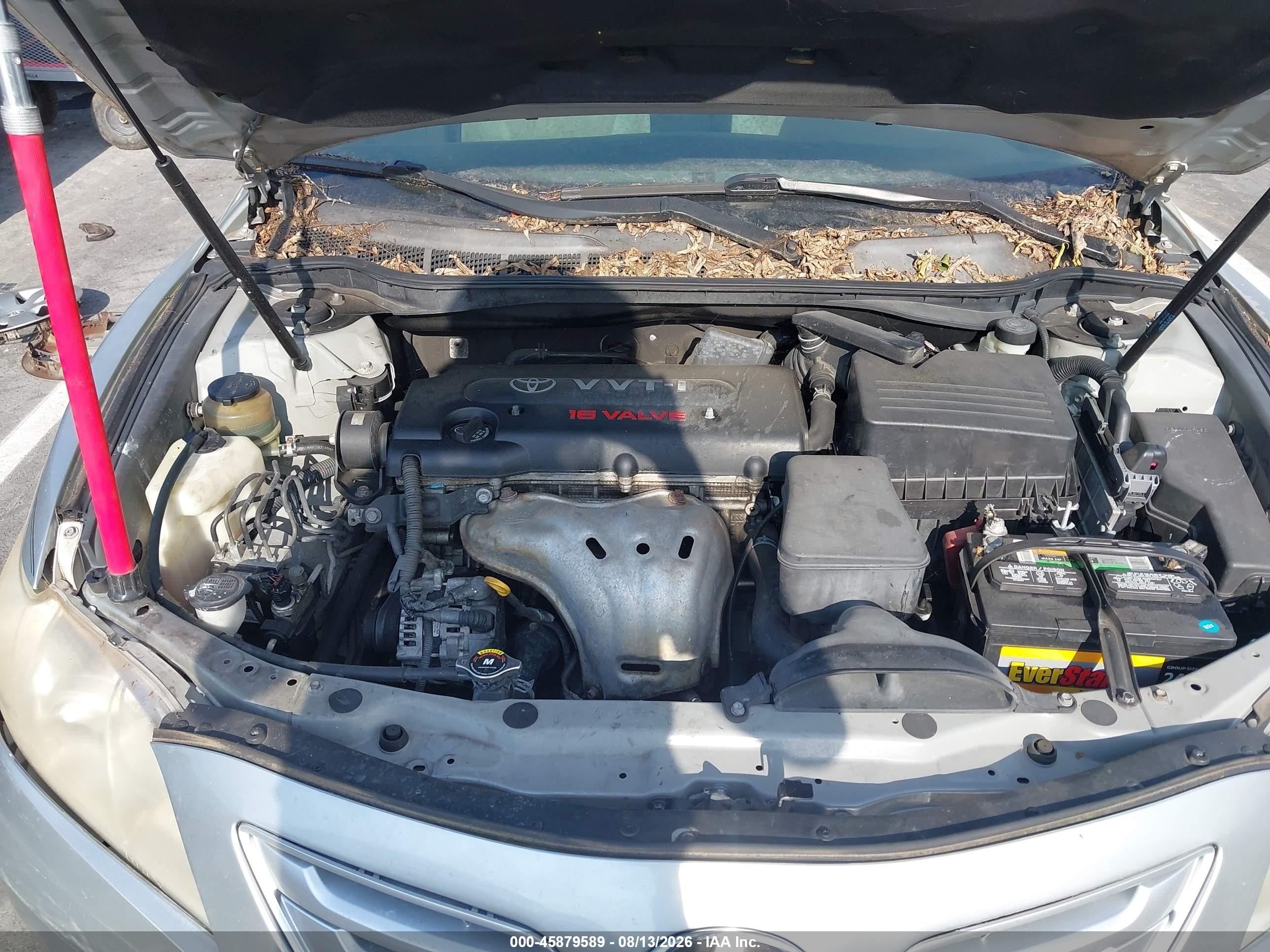 2007 Toyota Camry Le Silver vin: JTNBE46K473033856