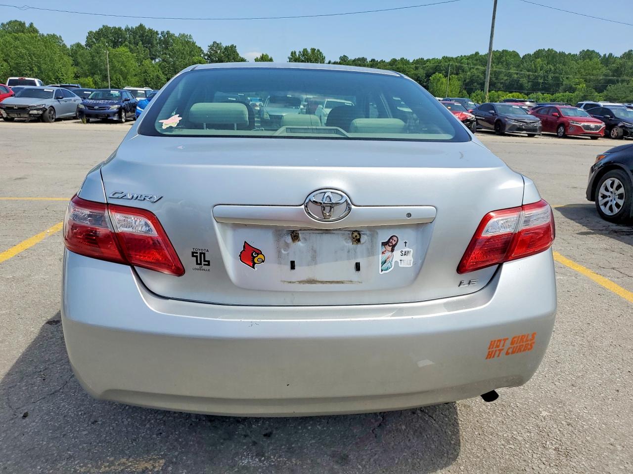 2007 Toyota Camry Le Silver vin: JTNBE46K473050883
