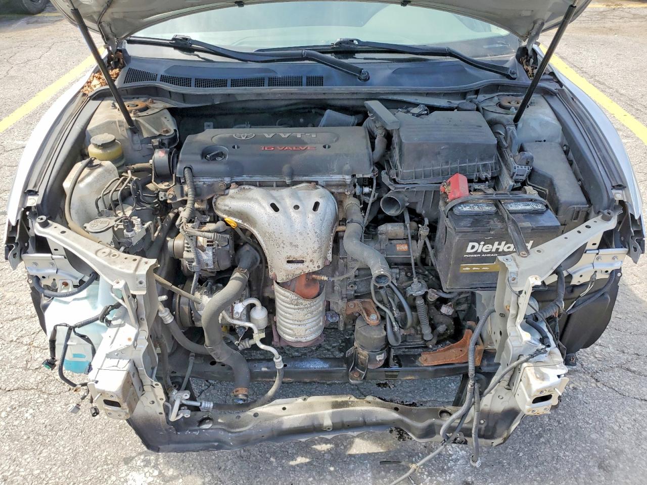2007 Toyota Camry Le Silver vin: JTNBE46K473050883