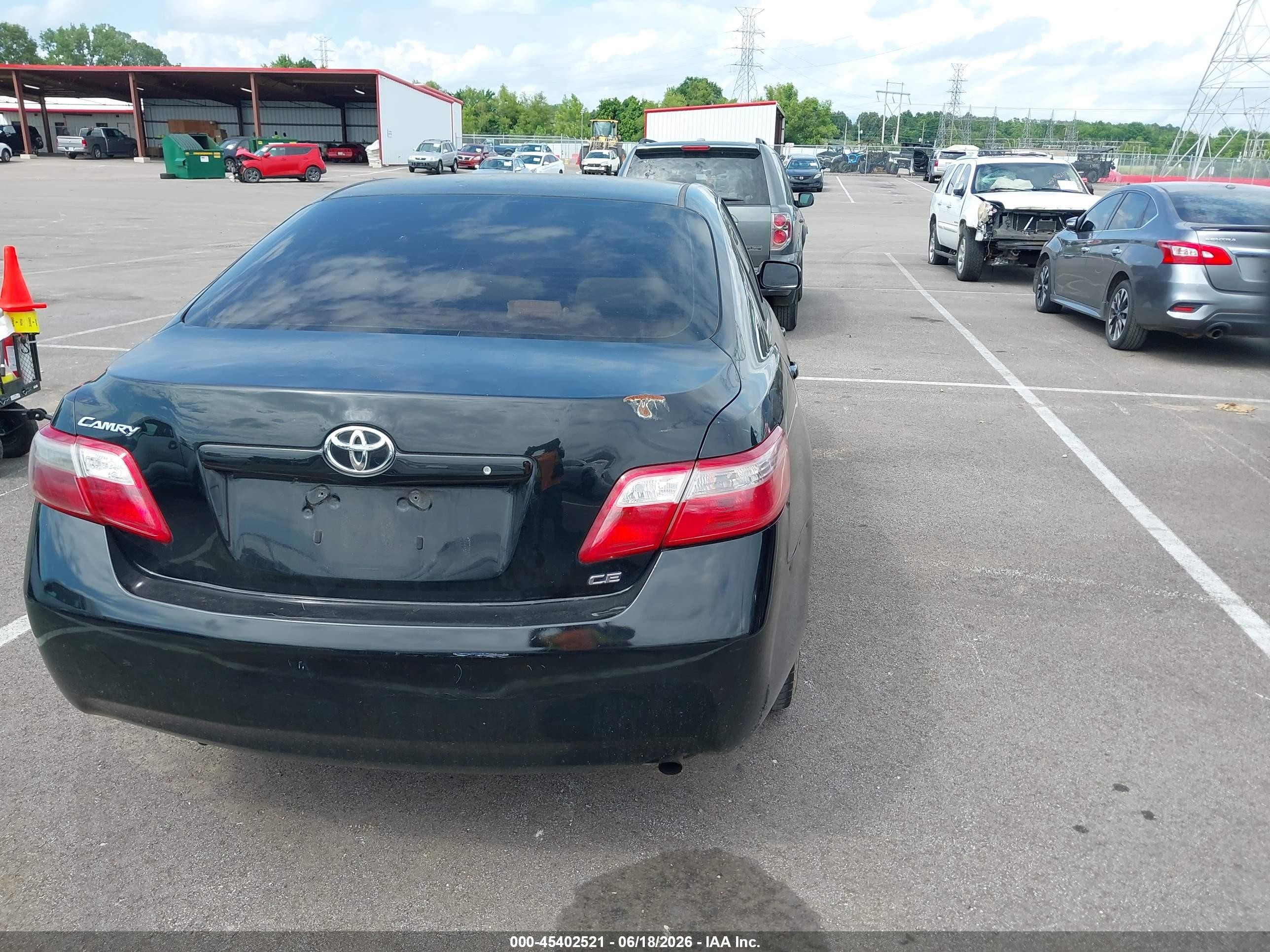 2007 Toyota Camry Ce Tan vin: JTNBE46K473057431