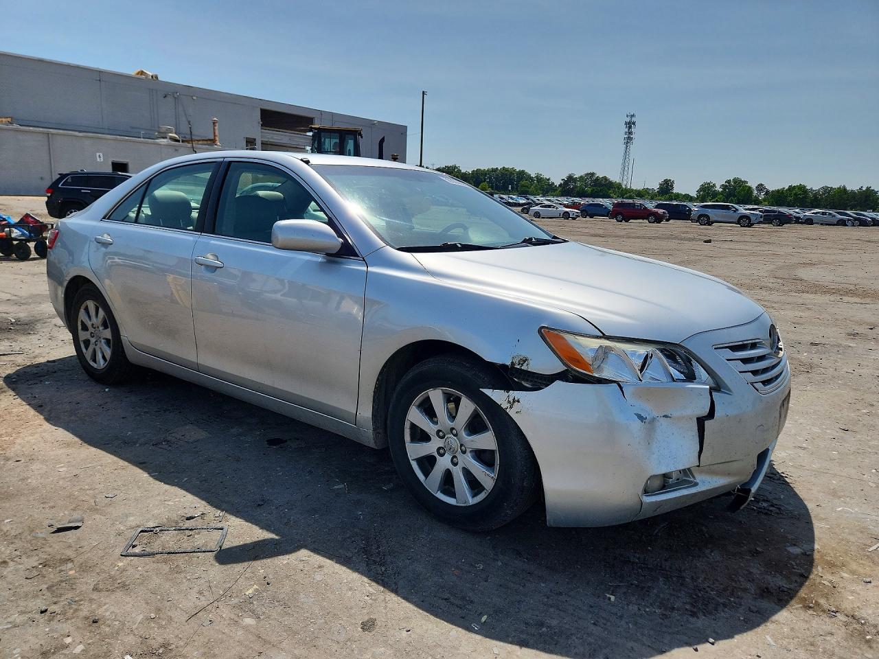 2007 Toyota Camry Xle Silver vin: JTNBE46K473075184