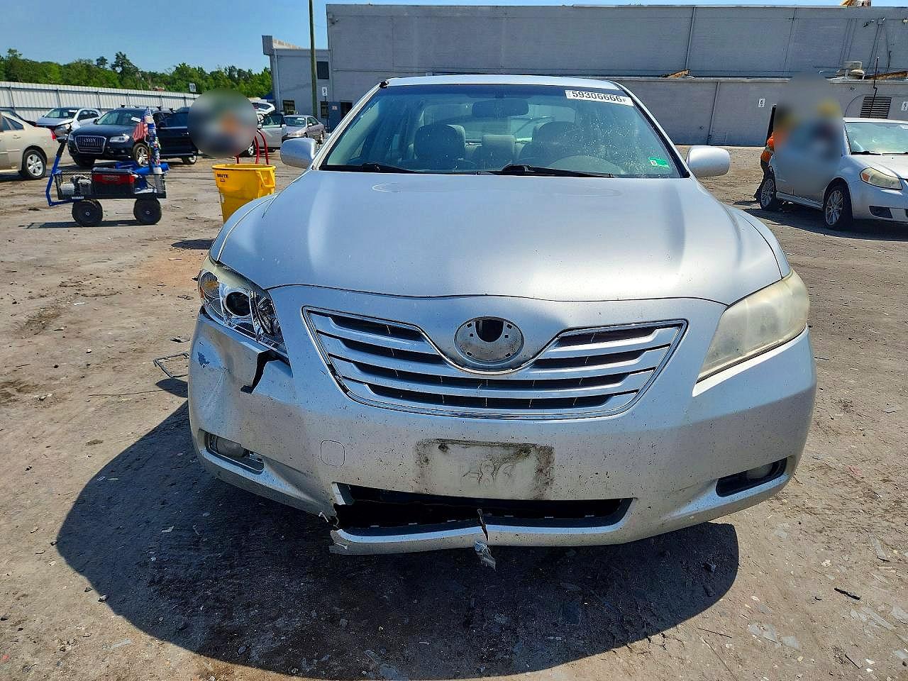 2007 Toyota Camry Xle Silver vin: JTNBE46K473075184