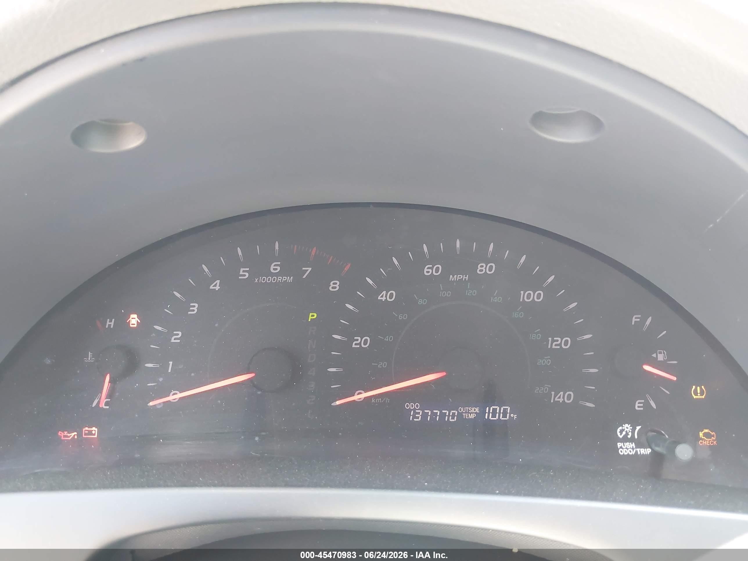2007 Toyota Camry Le Red vin: JTNBE46K473075993