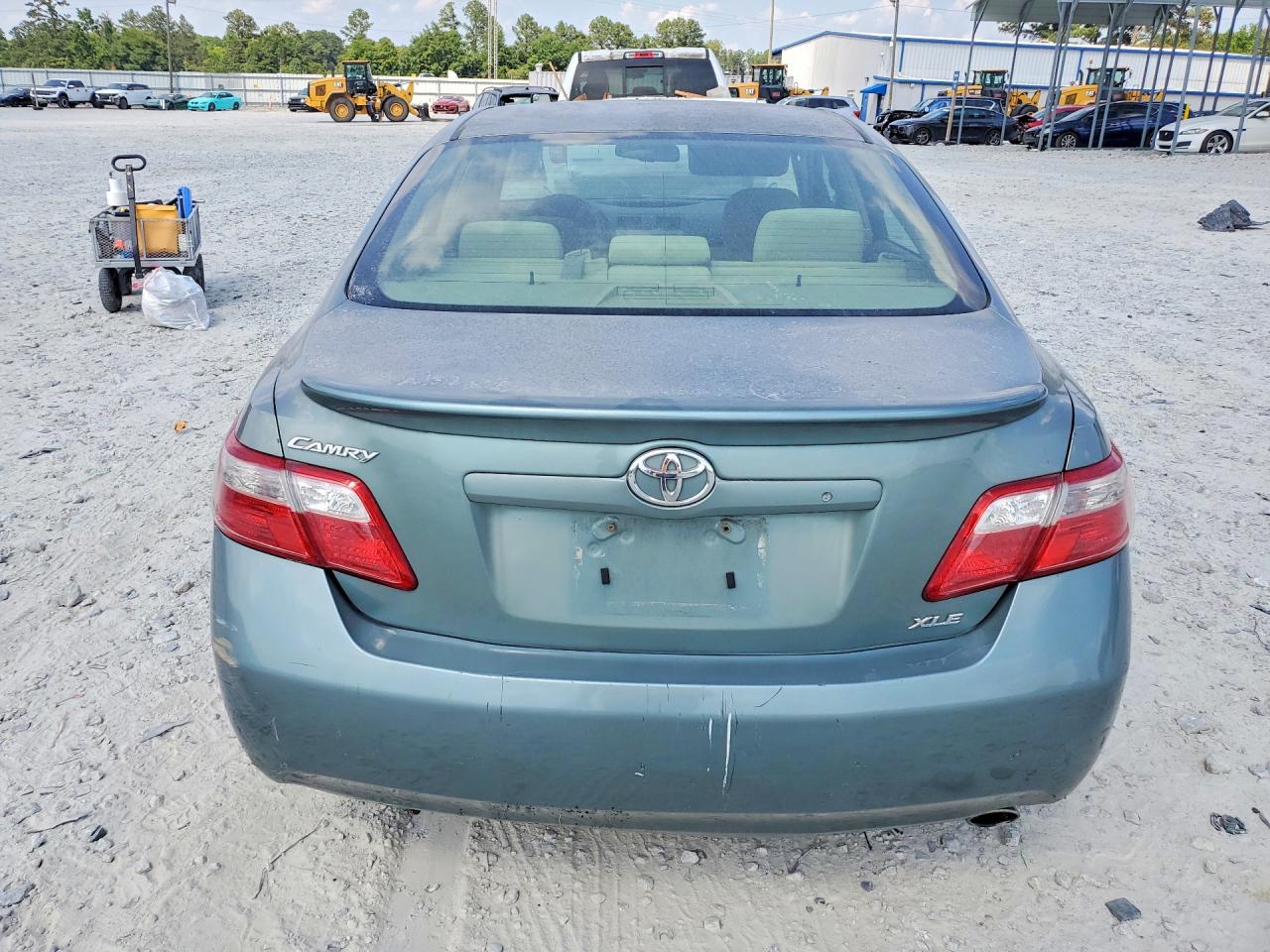 2007 Toyota Camry Xle Green vin: JTNBE46K573024504