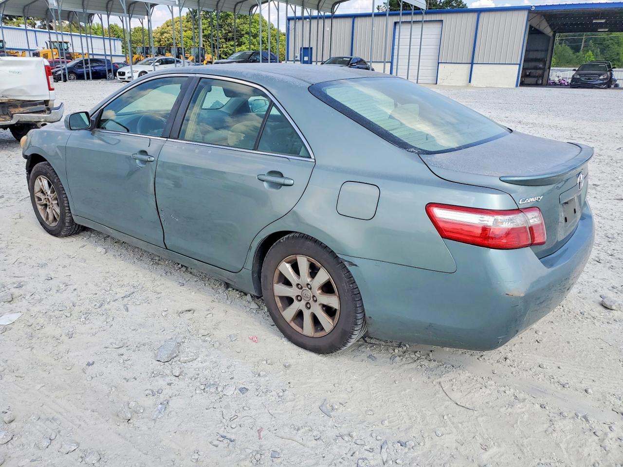 2007 Toyota Camry Xle Green vin: JTNBE46K573024504
