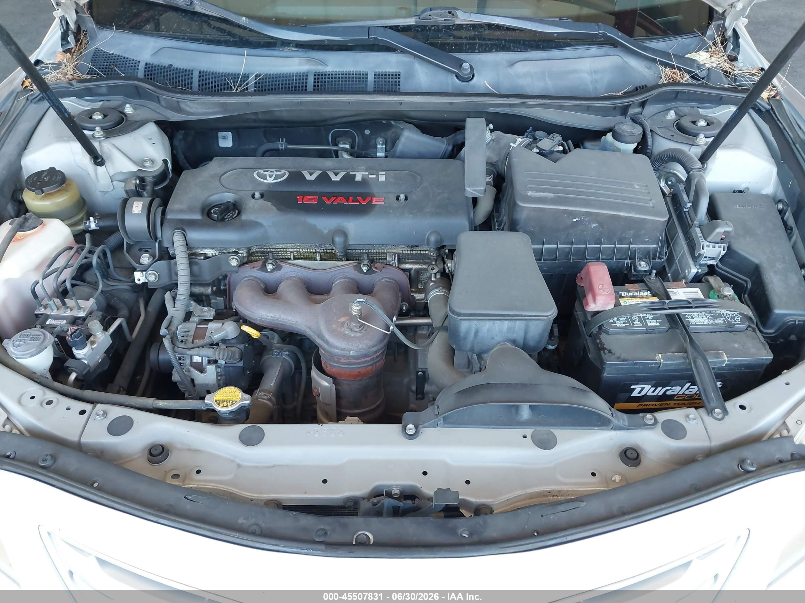 2007 Toyota Camry Le Silver vin: JTNBE46K573048205