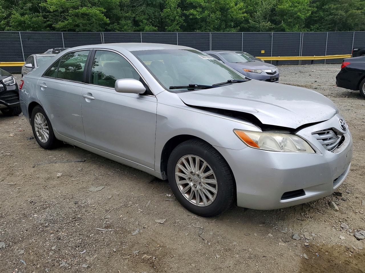 2007 Toyota Camry Le Silver vin: JTNBE46K573056966