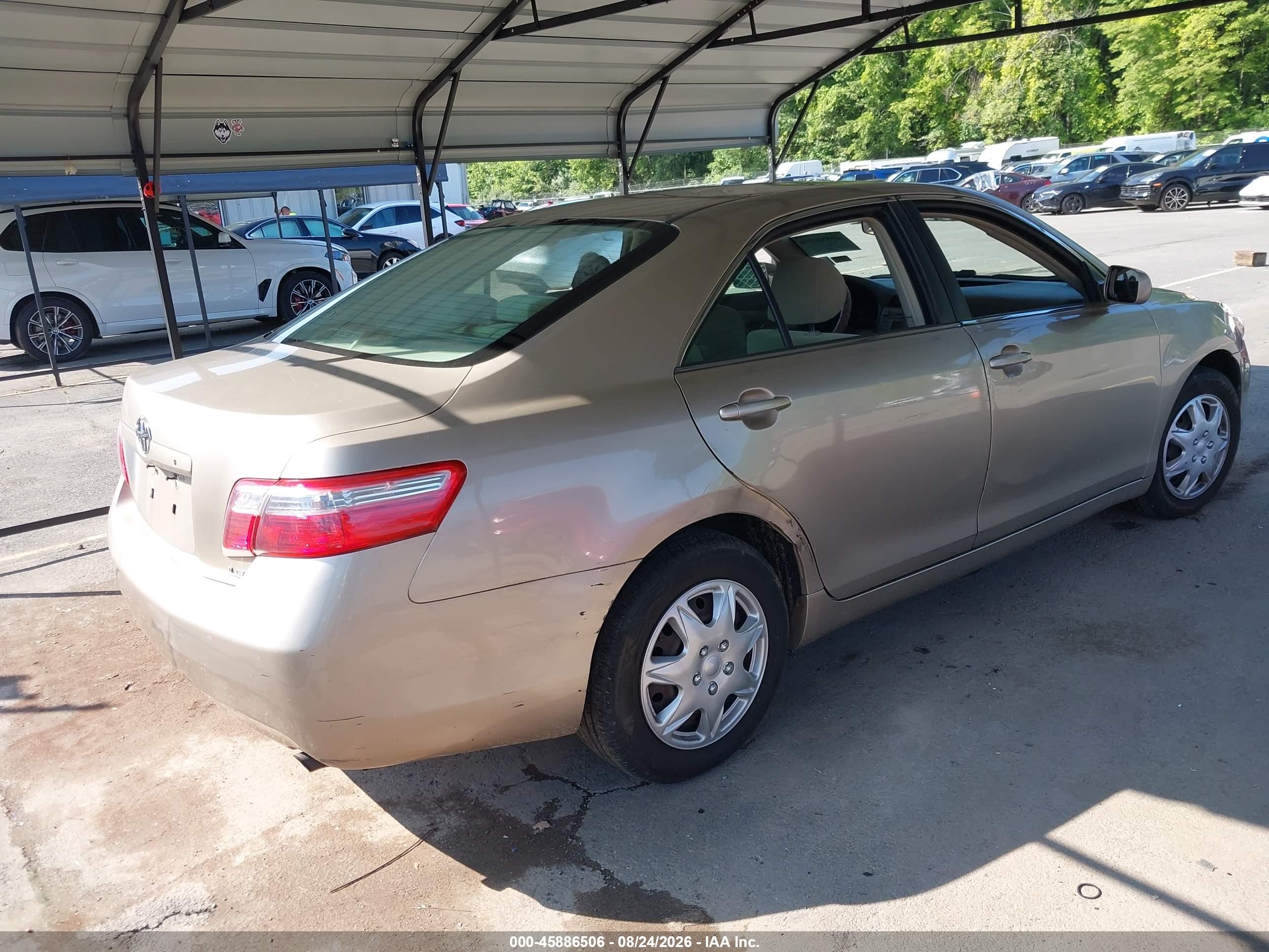2007 Toyota Camry Le Beige vin: JTNBE46K573079924