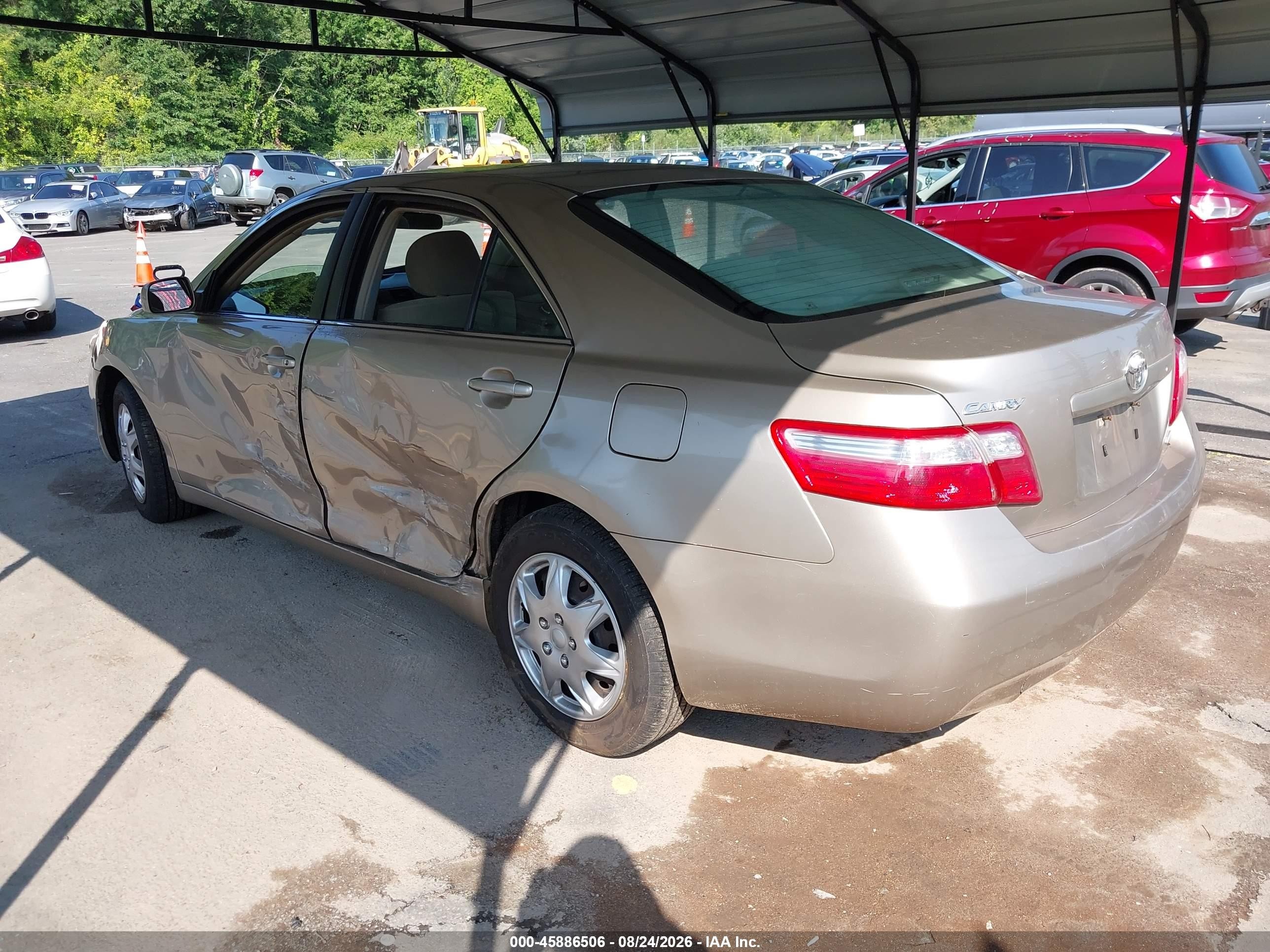 2007 Toyota Camry Le Beige vin: JTNBE46K573079924