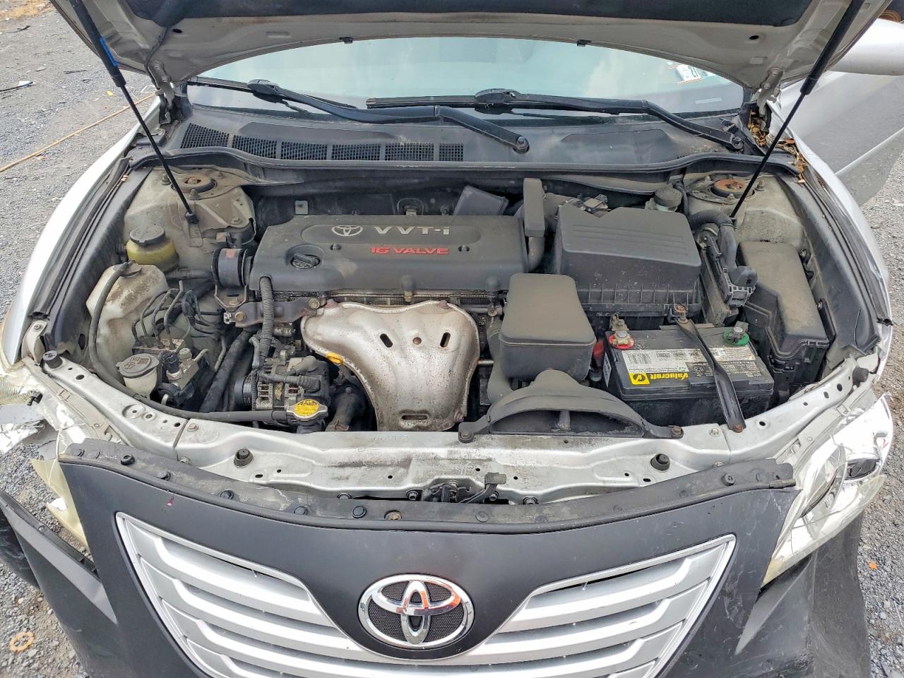 2007 Toyota Camry Le White vin: JTNBE46K573106443