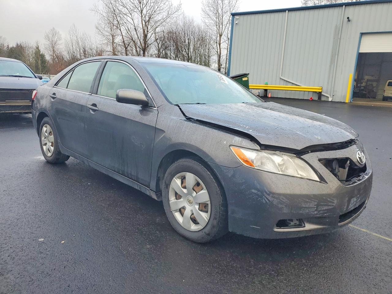 2007 Toyota Camry Ce Gray vin: JTNBE46K573128846