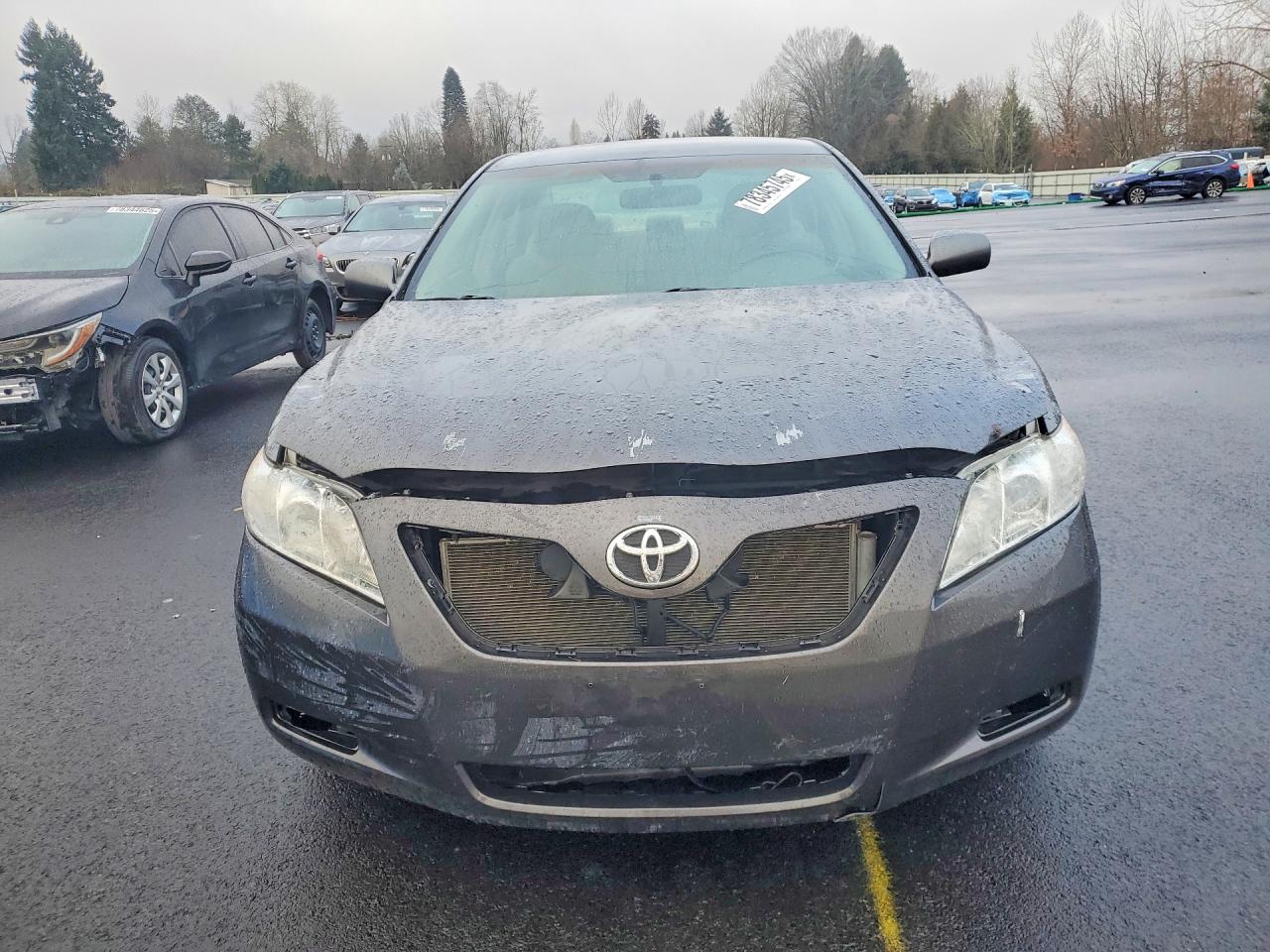 2007 Toyota Camry Ce Gray vin: JTNBE46K573128846