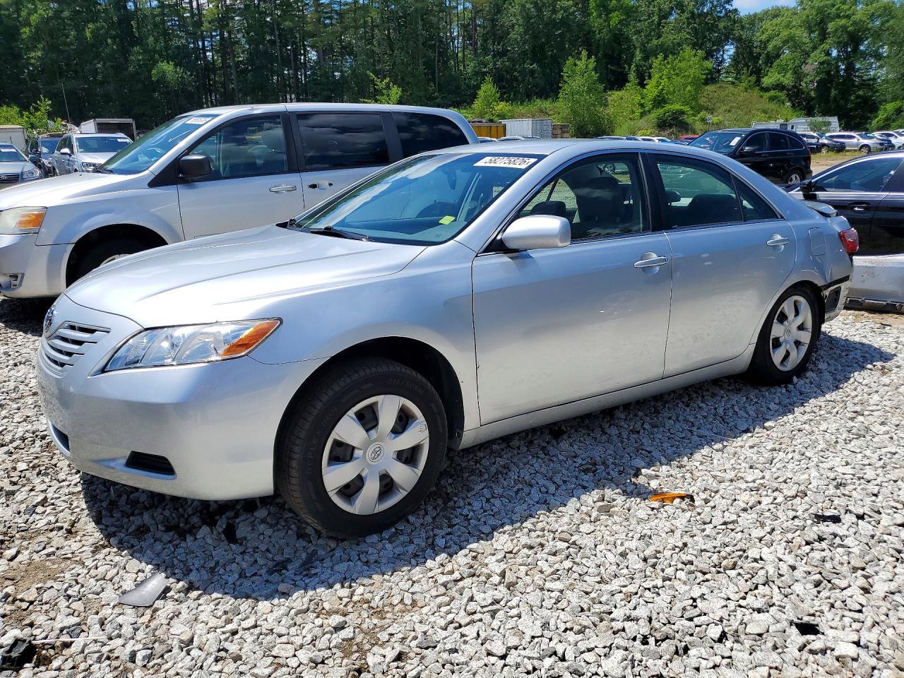 2007 Toyota Camry Le Silver vin: JTNBE46K673071301