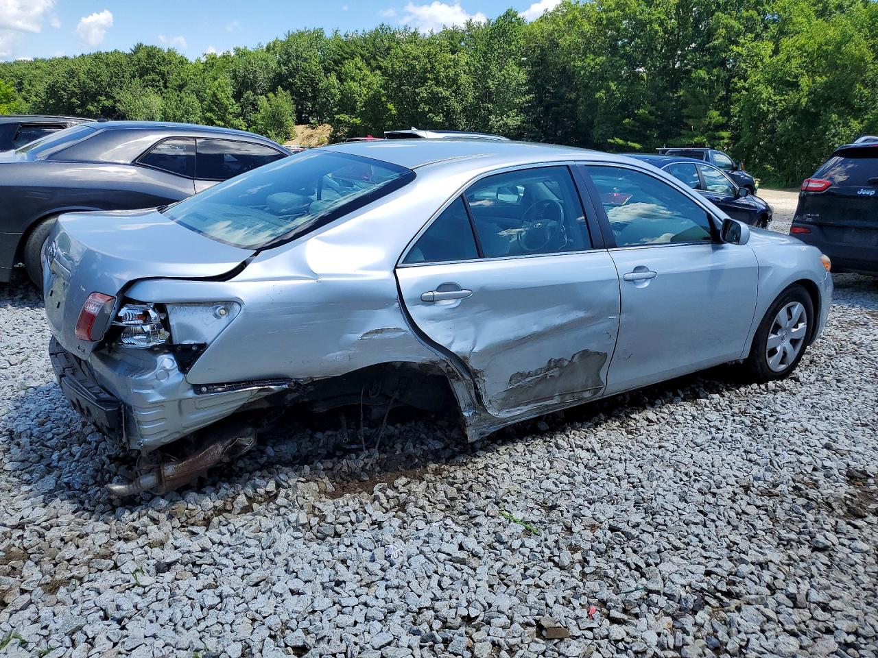 2007 Toyota Camry Le Silver vin: JTNBE46K673071301