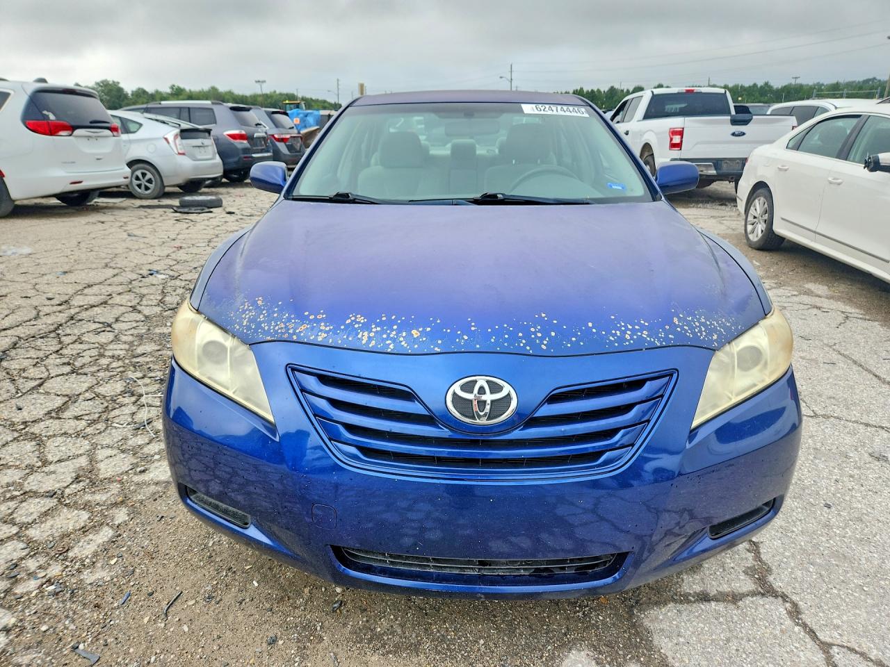 2007 Toyota Camry Le Blue vin: JTNBE46K673097672