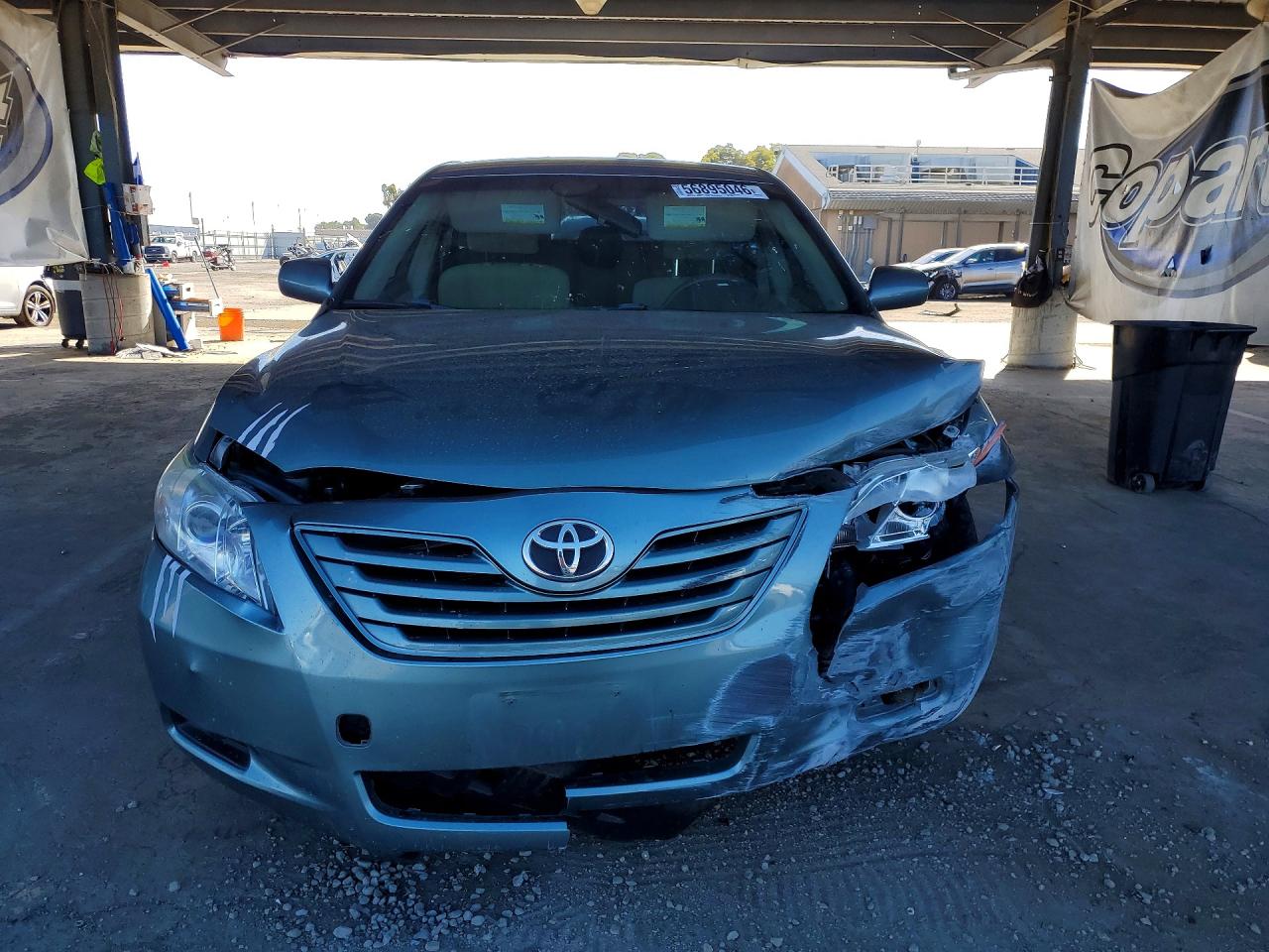 2007 Toyota Camry Le Green vin: JTNBE46K673122070