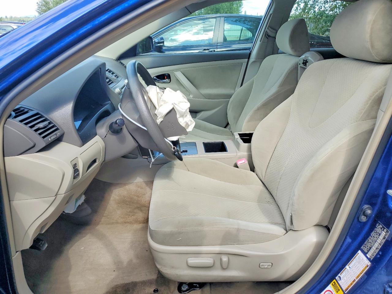 2007 Toyota Camry Le Blue vin: JTNBE46K773043295