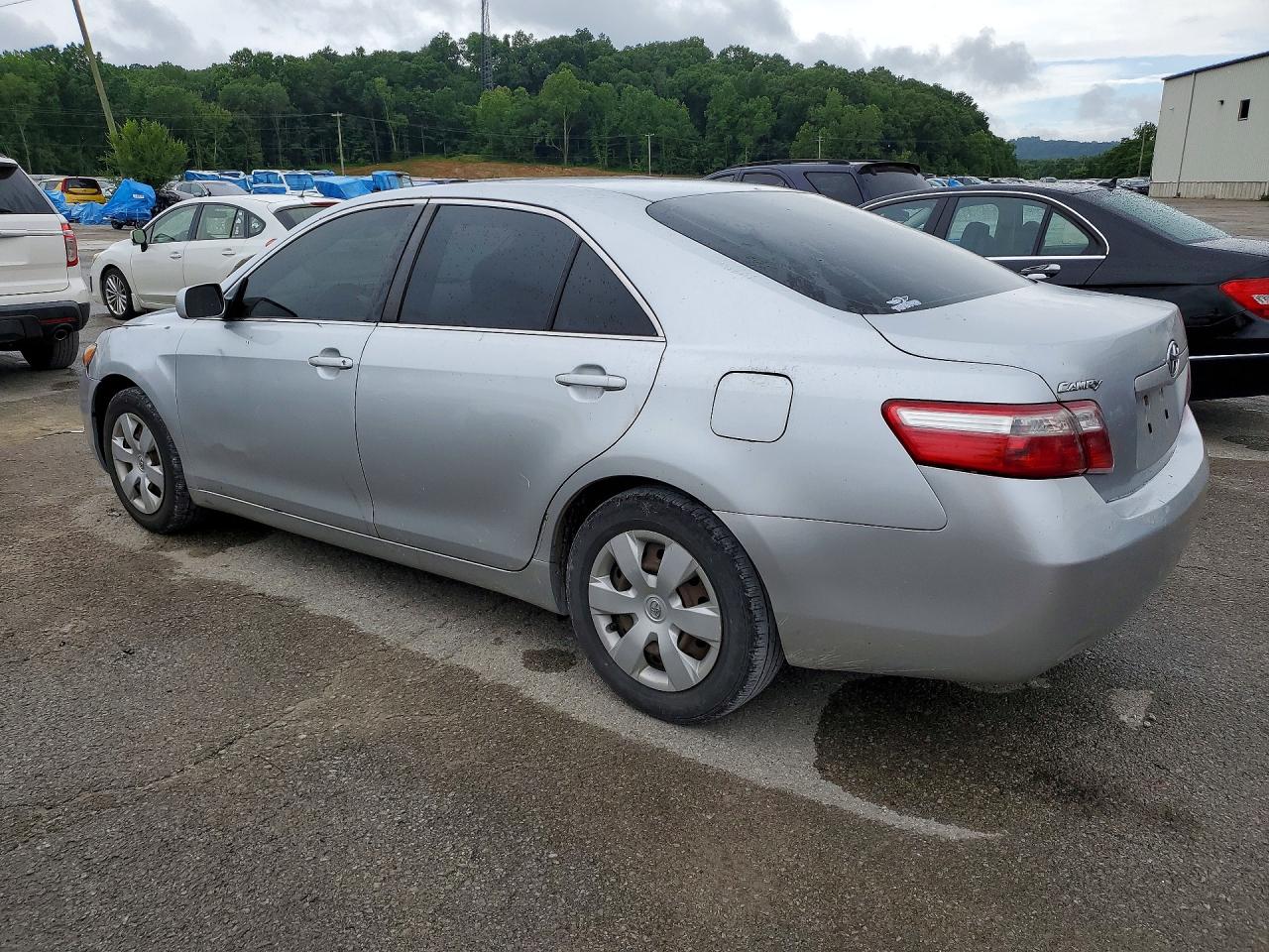 2007 Toyota Camry Le Silver vin: JTNBE46K773045483