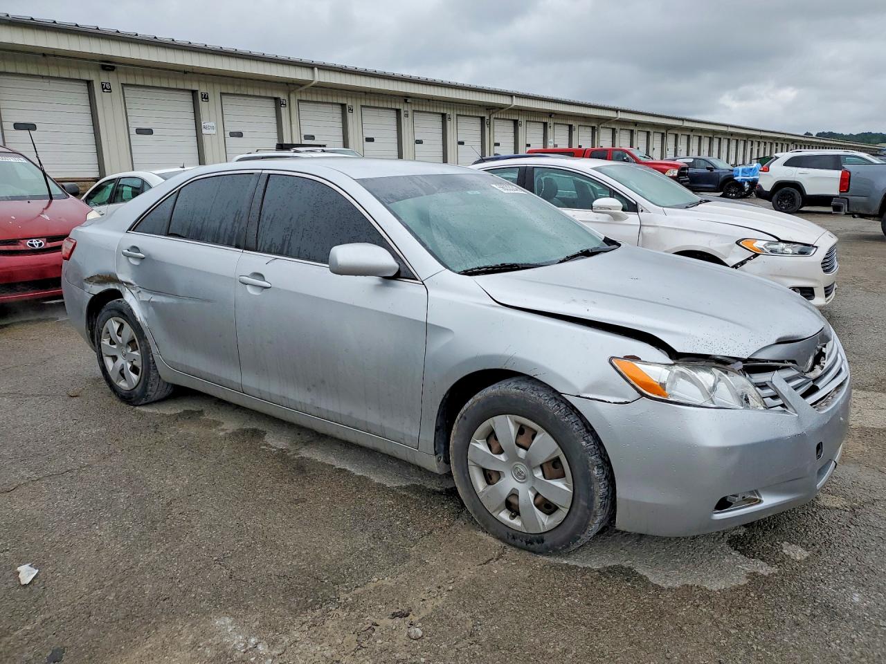 2007 Toyota Camry Le Silver vin: JTNBE46K773045483