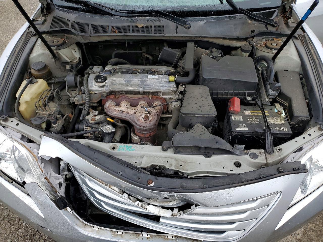 2007 Toyota Camry Le Silver vin: JTNBE46K773045483