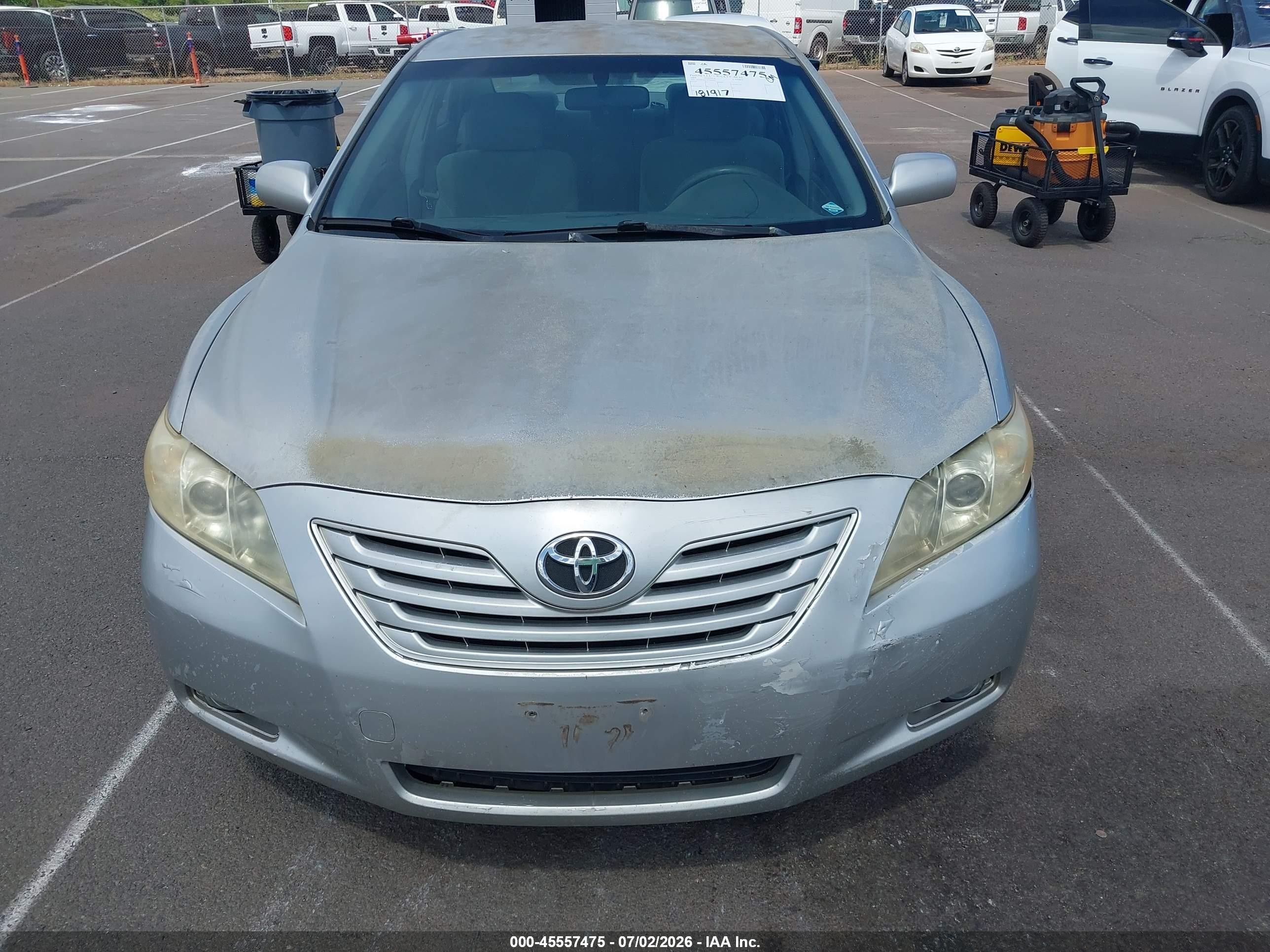 2008 Toyota Camry Le/se/xle Silver vin: JTNBE46K783138960